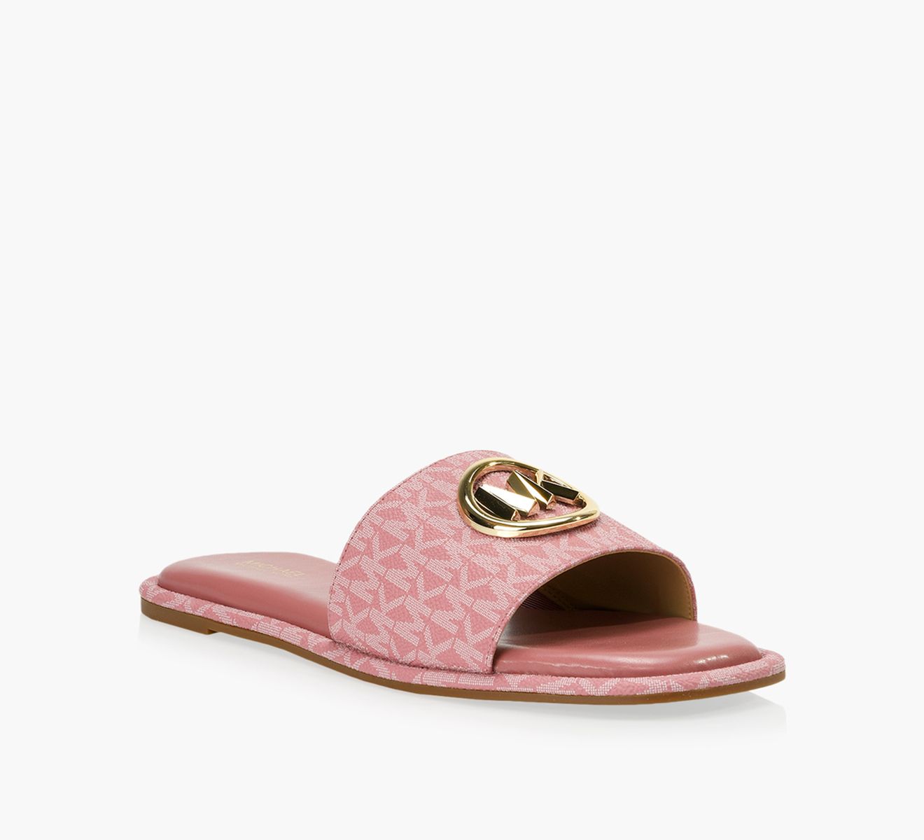 MICHAEL MICHAEL KORS HAYWORTH SLIDE - Pink Leather | Browns Shoes