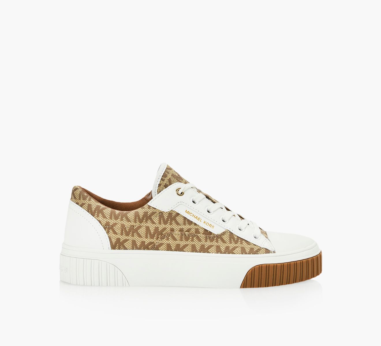 MICHAEL MICHAEL KORS OSCAR LACE UP Beige Fabric Browns Shoes