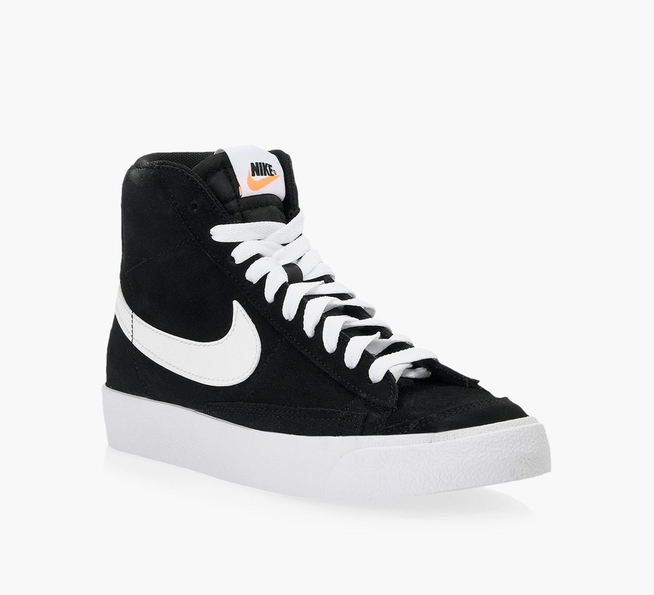 NIKE BLAZER MID 77 SUEDE Black Browns Shoes