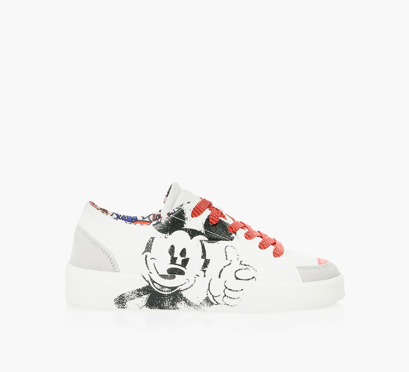 DESIGUAL MICKEY MOUSE SNEAKERS Blanc Couleur Browns Shoes