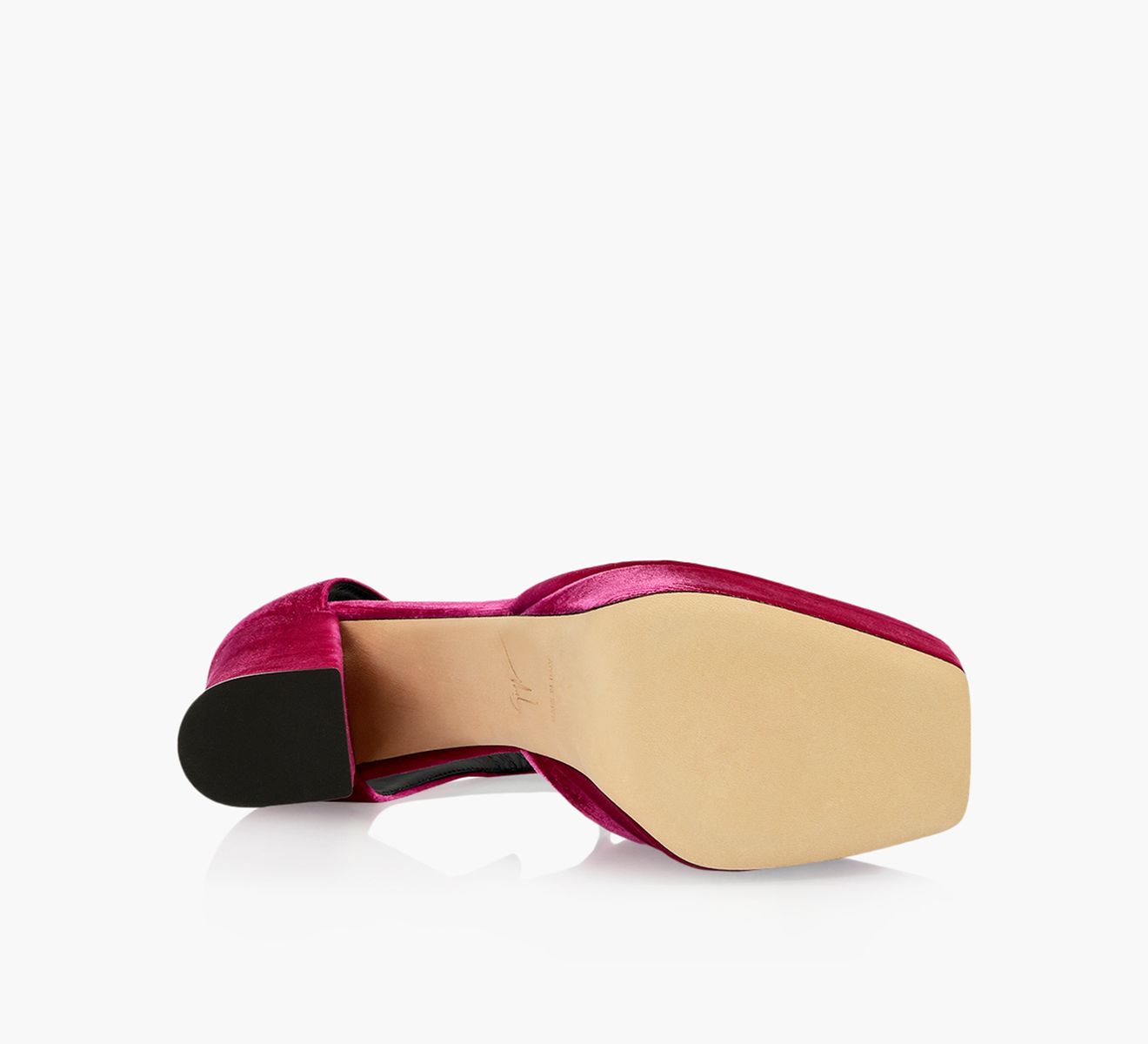 GIUSEPPE ZANOTTI BEBE LEO Pink Velvet Browns Shoes
