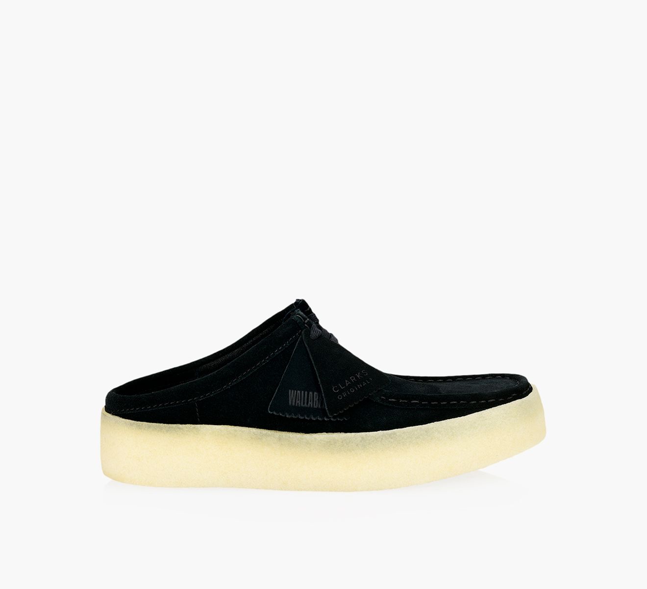 別注【CLARKS】 WALLABEE CUP LO EXCLUSIVE : CLARKS ORIGINALS WALLABEE CUP LO - Black Suede | Browns Shoes
