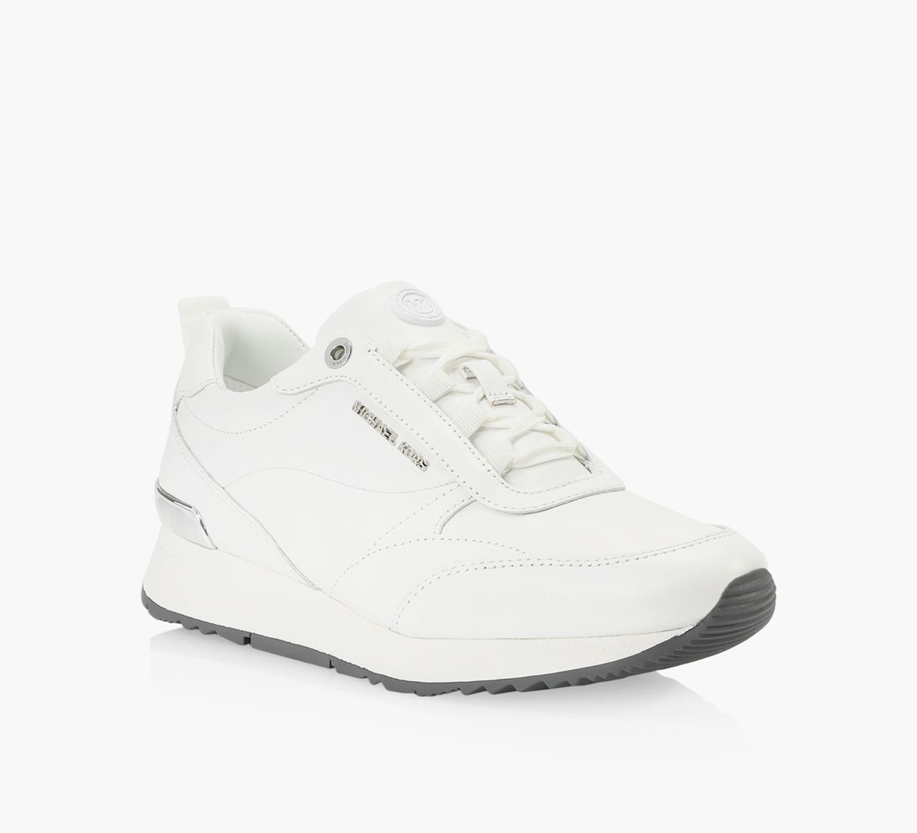MICHAEL MICHAEL KORS ALLIE STRIDE TRAINER White Nylon Browns Shoes