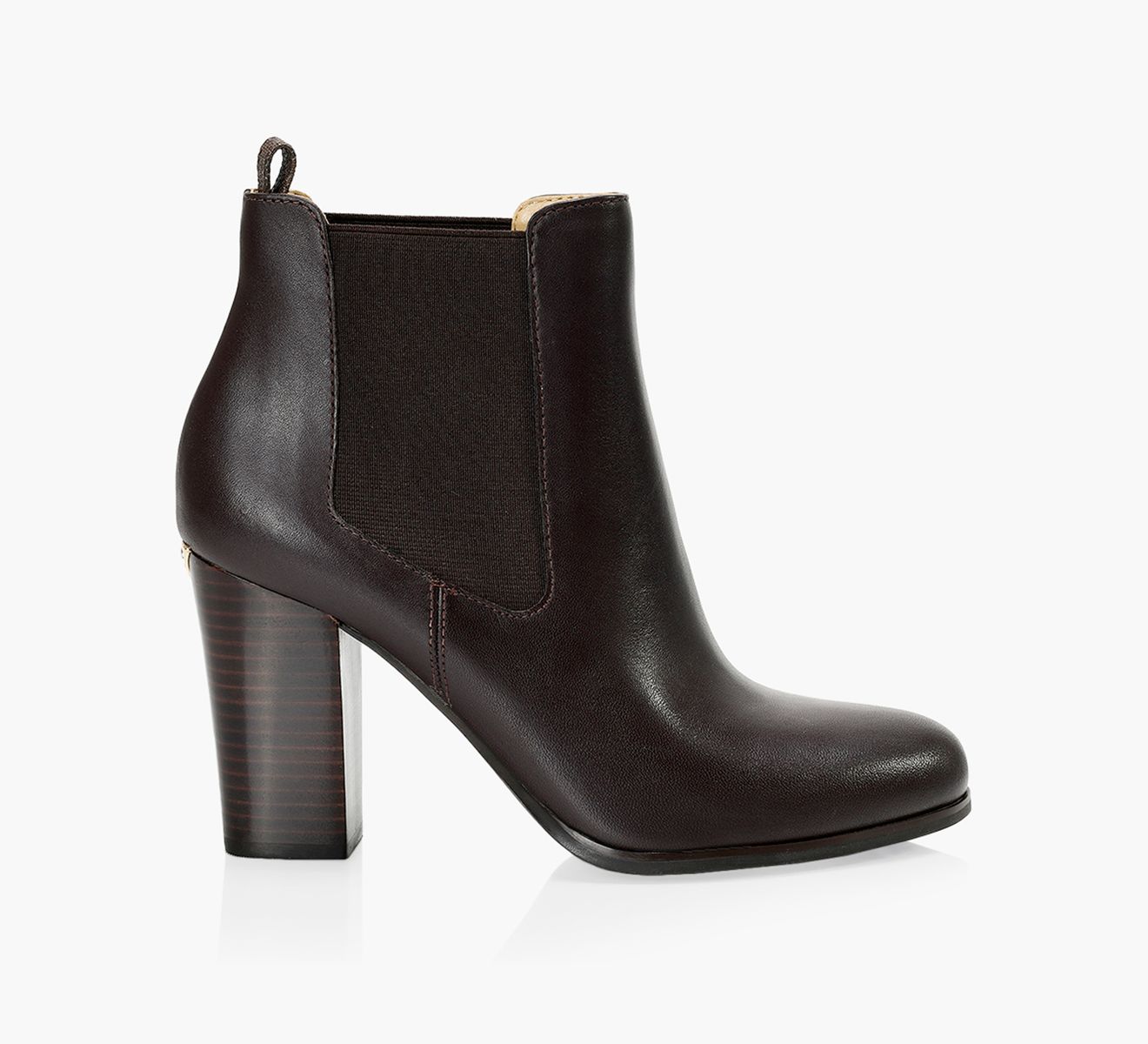 MICHAEL MICHAEL KORS LOTTIE BOOTIE Brown Leather Browns Shoes