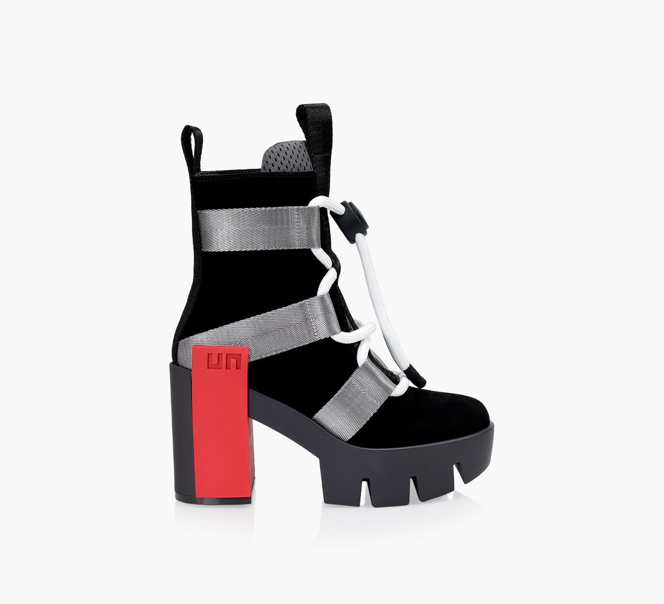 UNITED NUDE GRIP NOMAD MID - Black & Colour Leather And