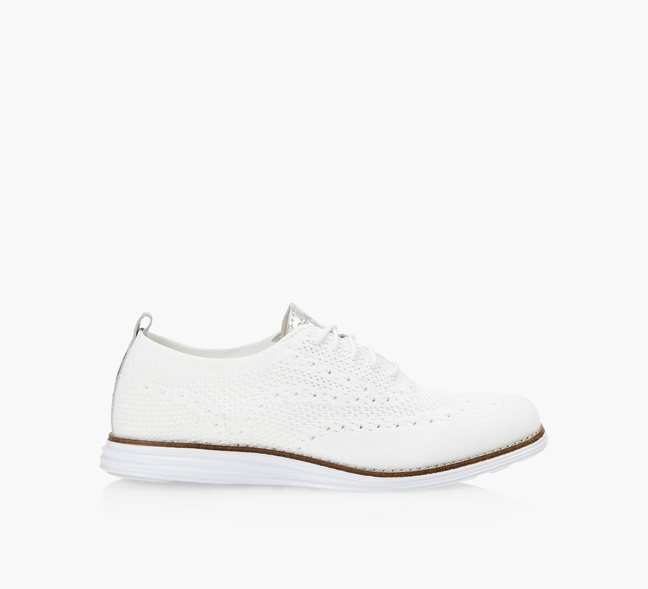 COLE HAAN ORIGINAL GRAND STITCHLITE WINGTIP OXFORD Fabric Browns Shoes