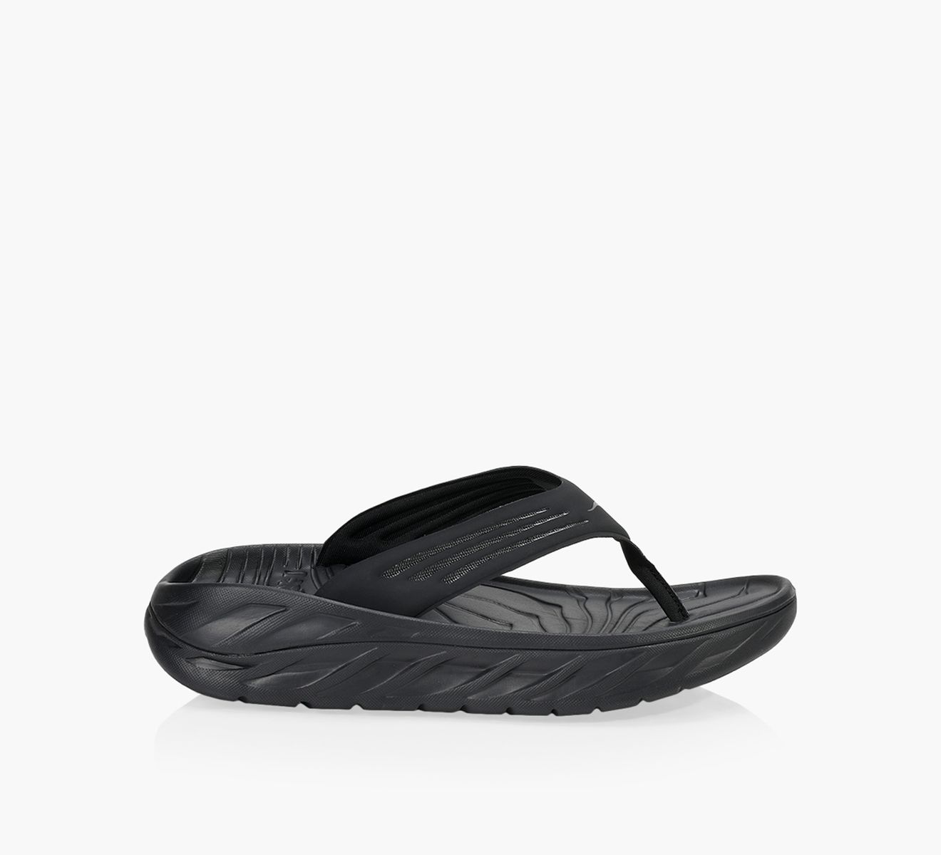 HOKA Men s ORA Recovery Flip Black Dark Gull 12