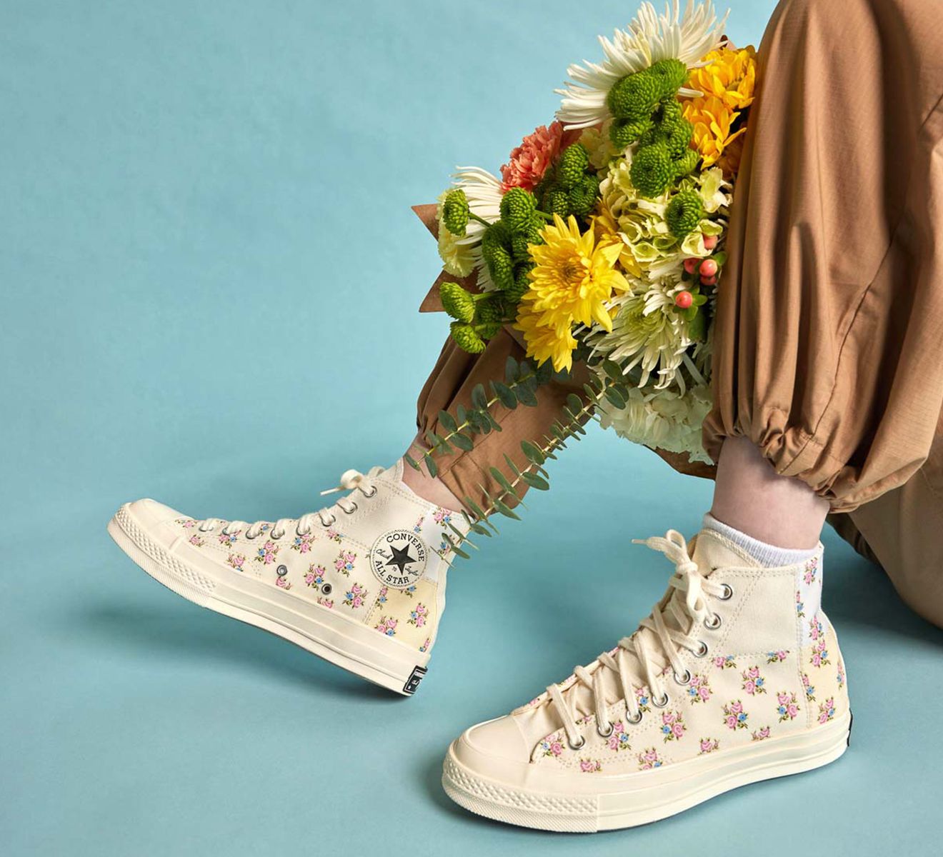 CONVERSE CHUCK 70 PATCHWORK FLORAL HIGH TOP Browns Shoes