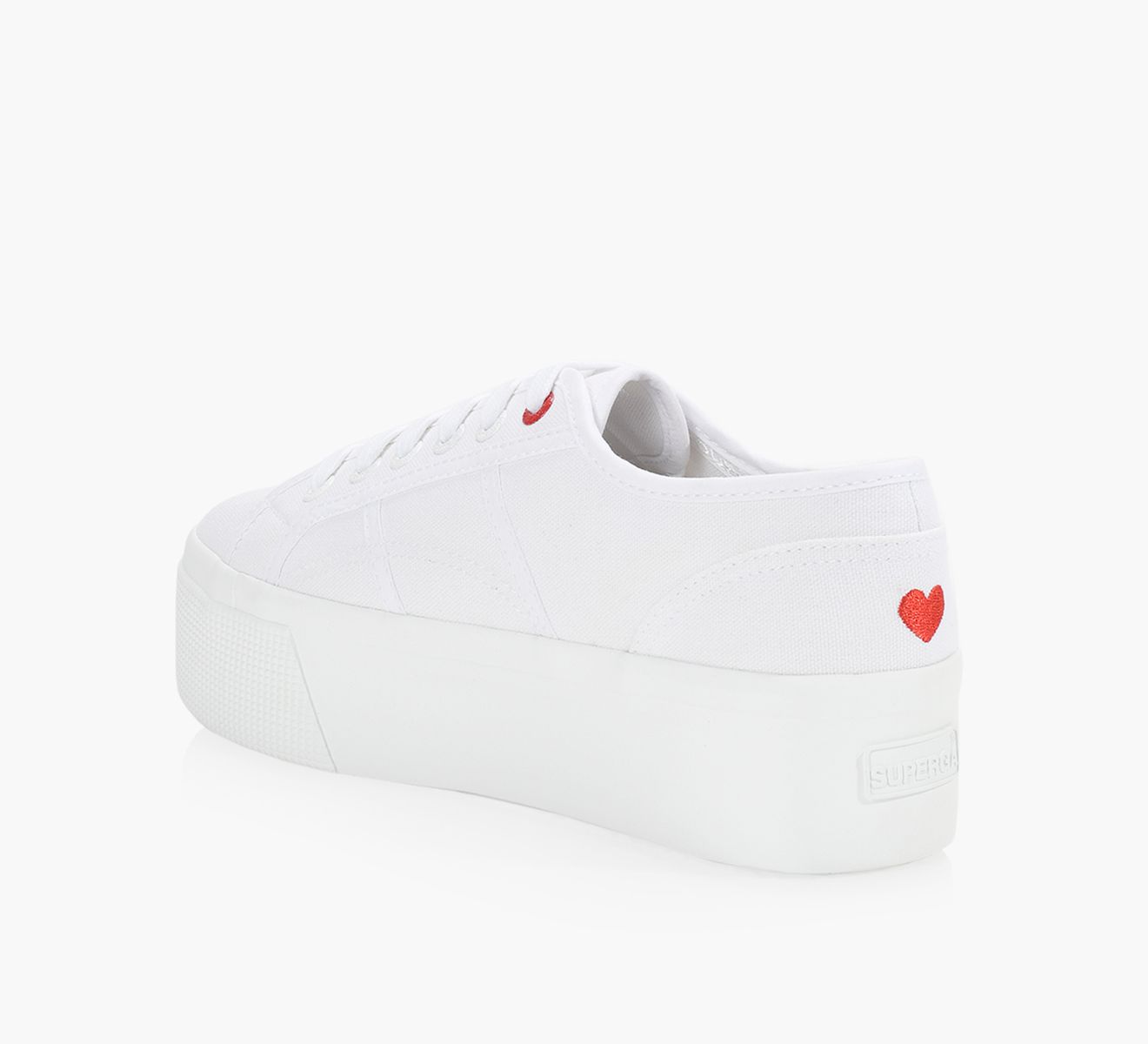 Superga 2790 Little Heart Embroidery Browns Shoes