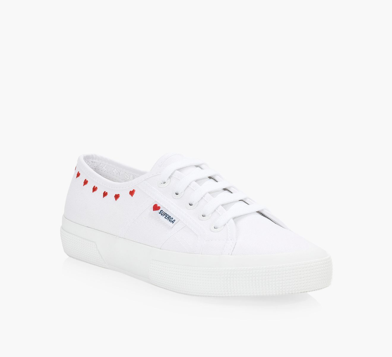 Superga 2750 Little Hearts Embroidery Browns Shoes