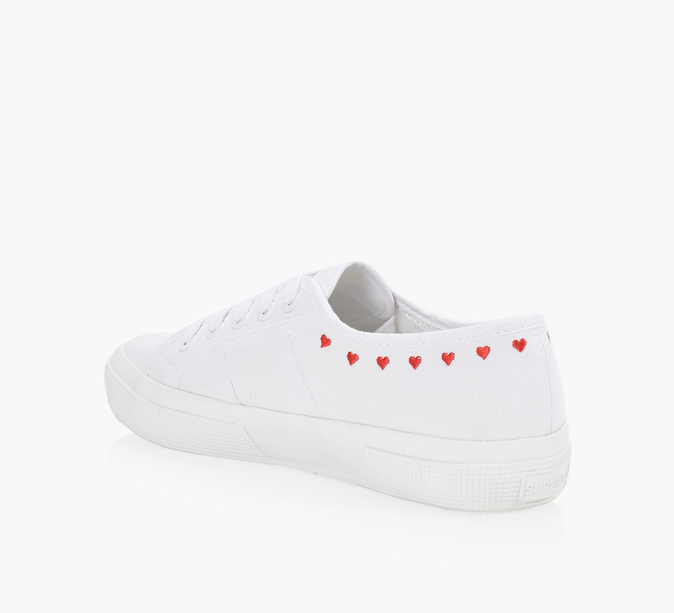 Superga 2750 Little Hearts Embroidery Browns Shoes