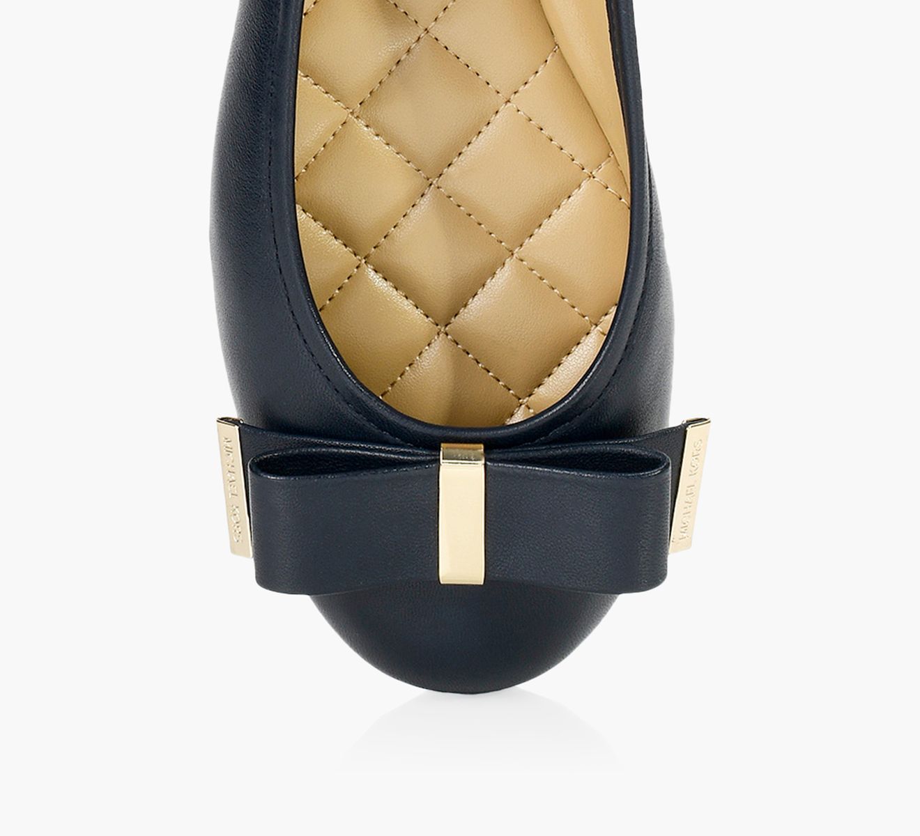 MICHAEL MICHAEL KORS KIERA BALLET FLEX Cuir Bleu Browns Shoes