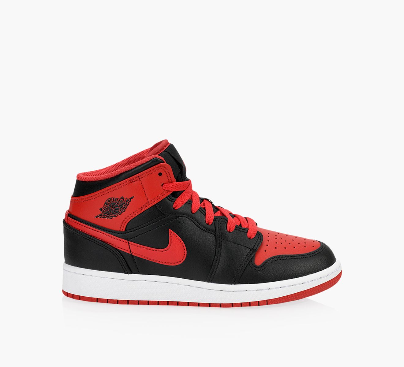 NIKE AIR JORDAN 1 MID Black Colour Browns Shoes