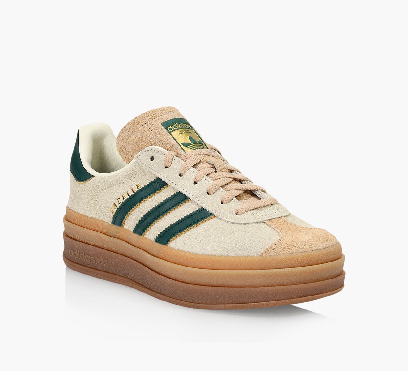 ADIDAS GAZELLE BOLD Tissu Beige Browns Shoes