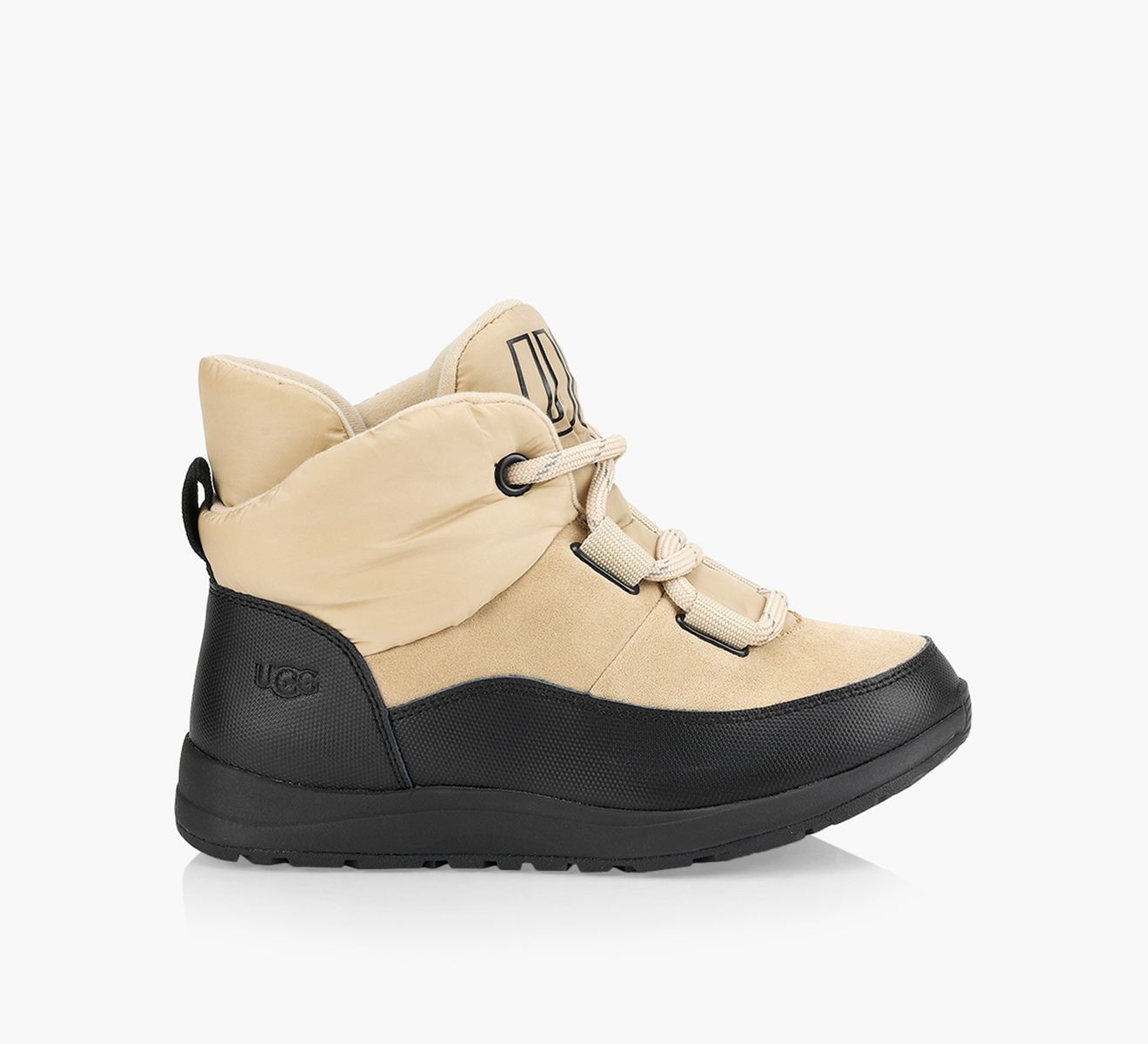 Ugg Kids Yose Puffer Lace Boots Beige US 3 Boy