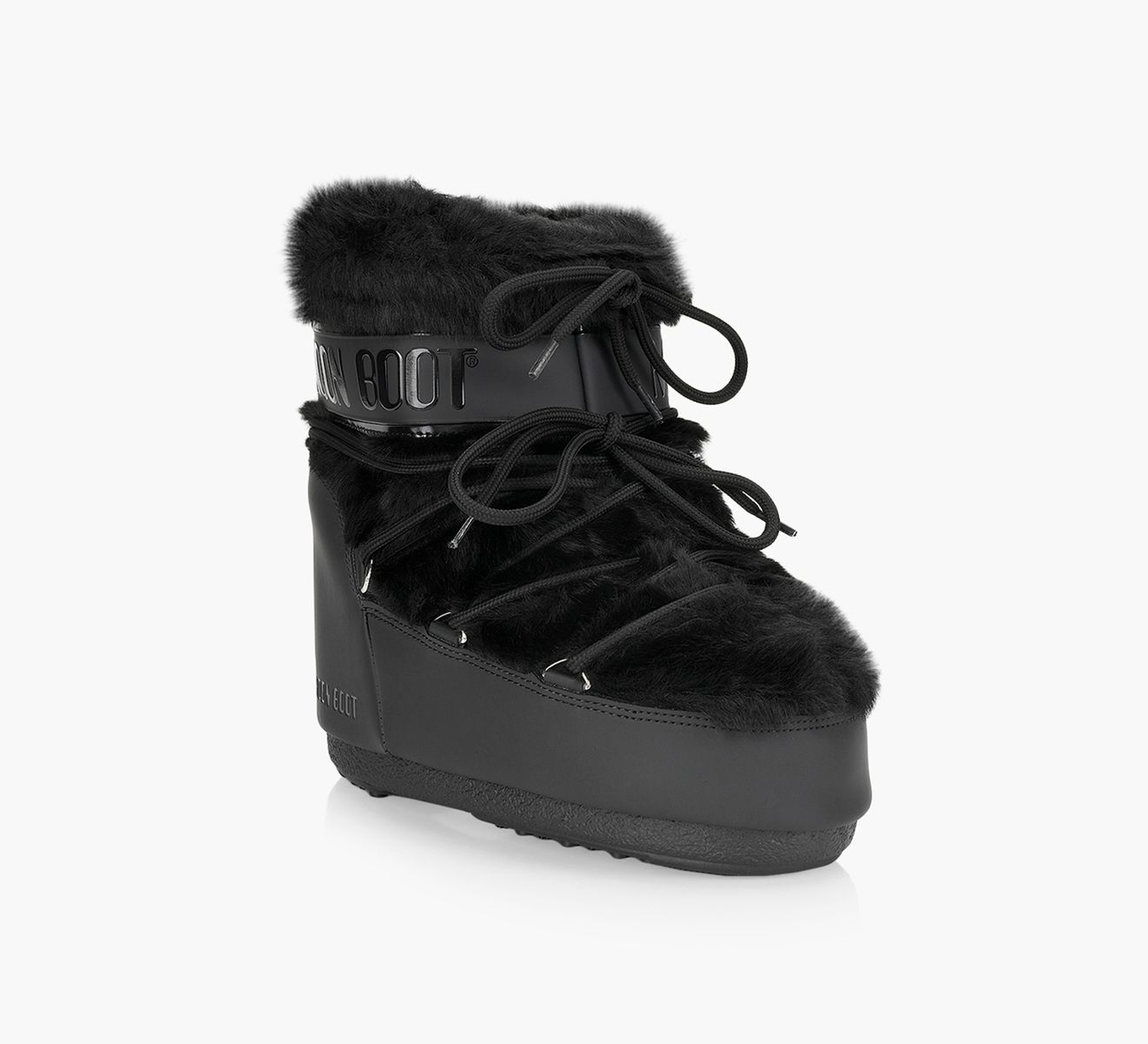 靴 Moon Boot Icon faux-fur  boots MOON BOOT Icon faux fur and faux leather snow boots | NET-A