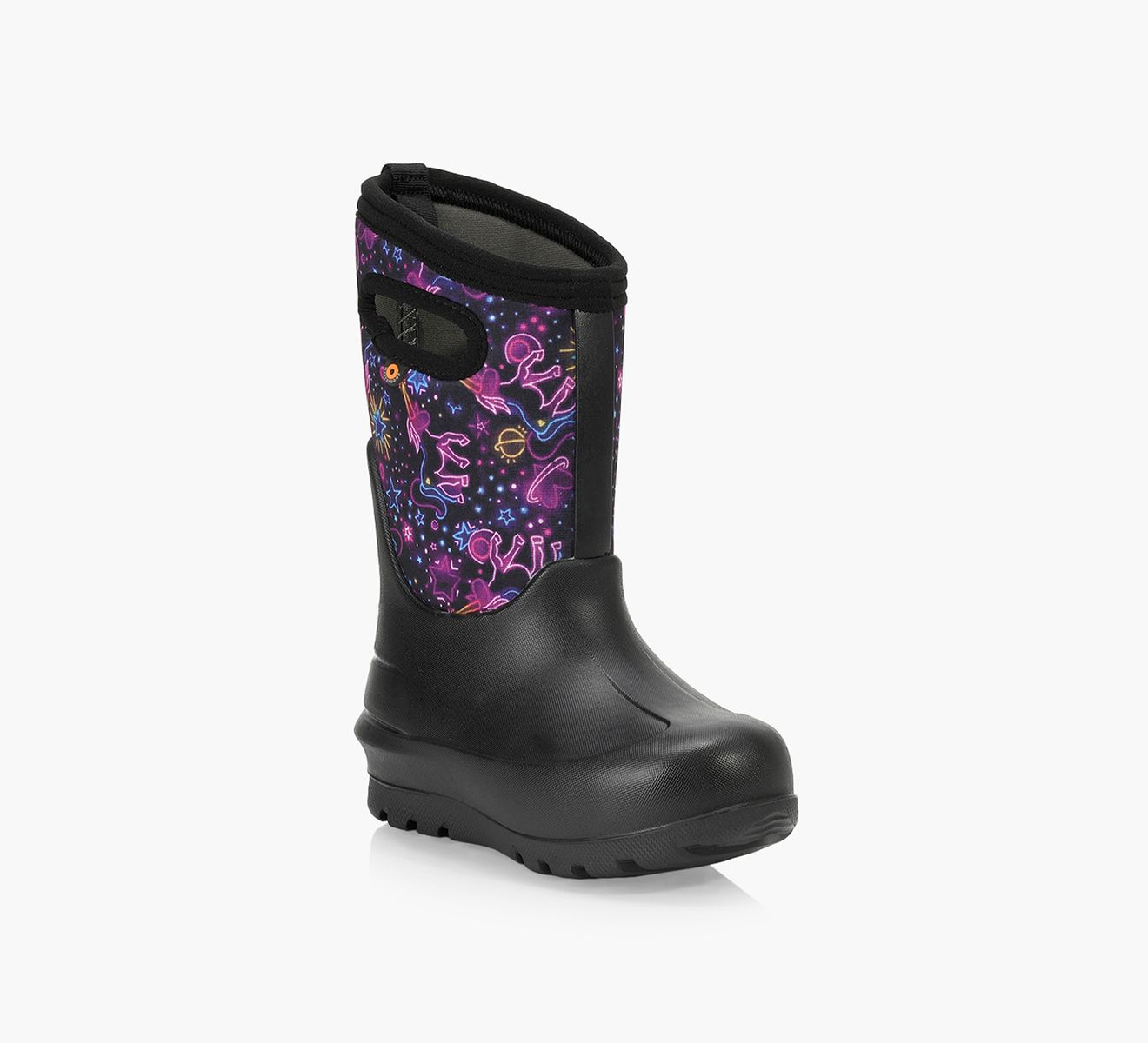 BOGS Black Neon Unicorn Neo Classic Boots 11