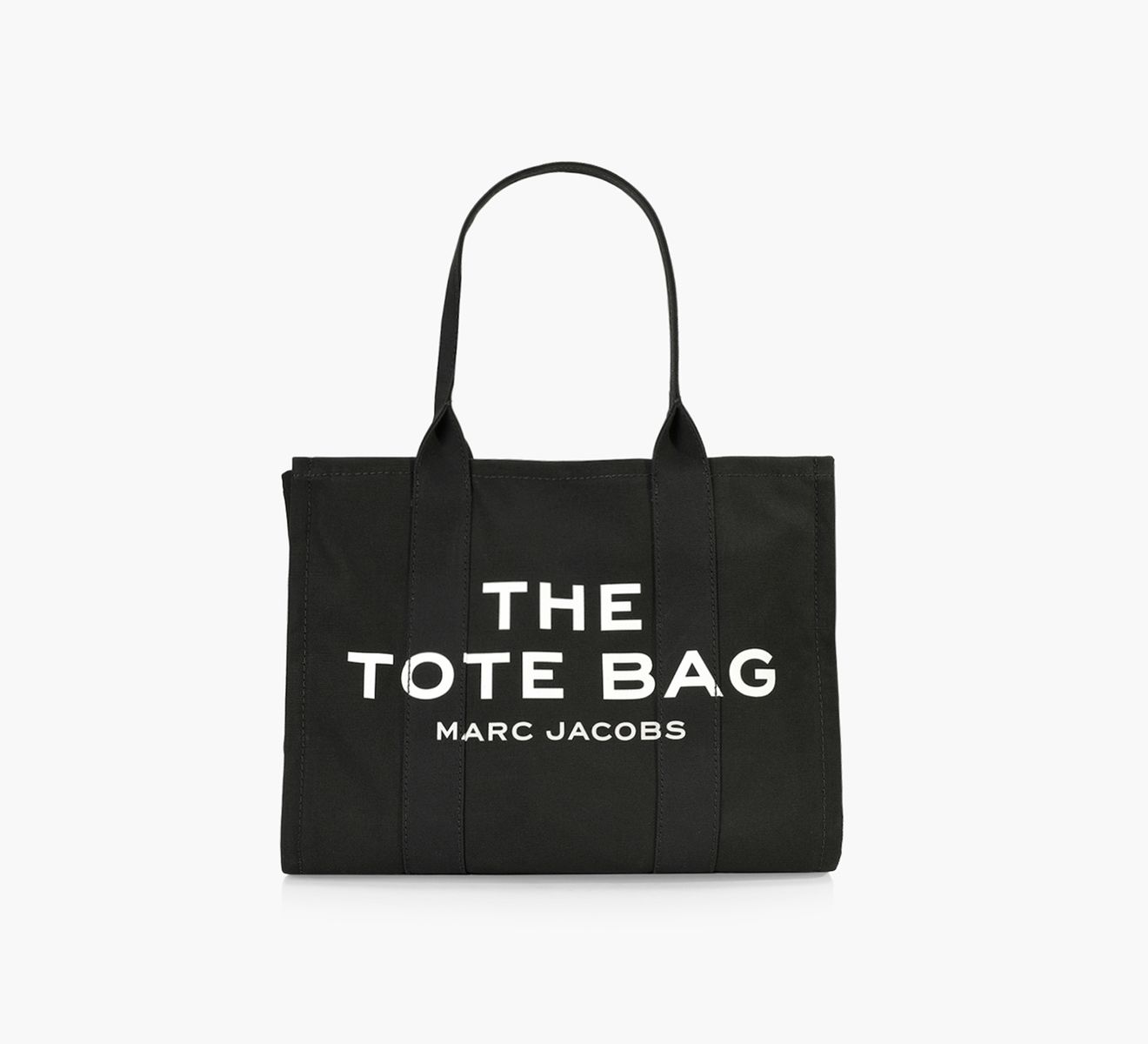 トートバッグ MARC JACOBS 'Traveler Tote' large shopping bag White/Black MARC JACOBS THE LARGE TOTE | Browns Shoes