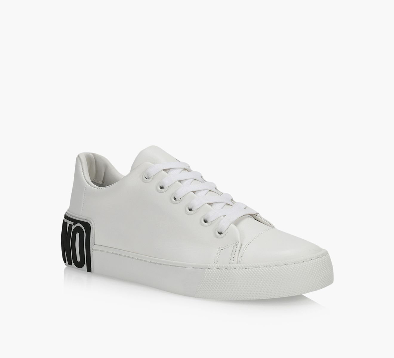 MOSCHINO LEATHER SNEAKERS WITH LOGO Browns Shoes