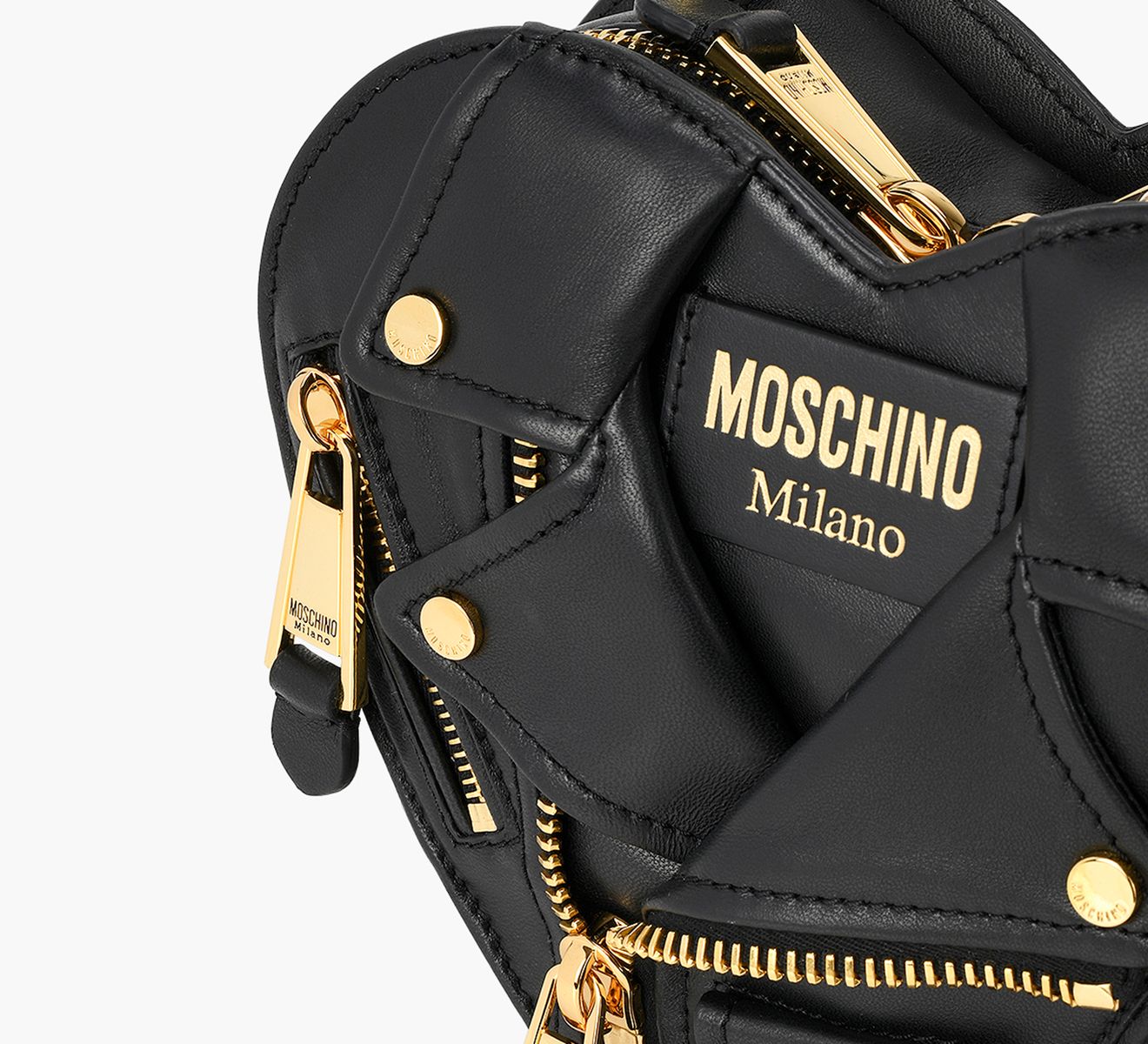 Moschino Heart Shape Biker Bag | Browns Shoes