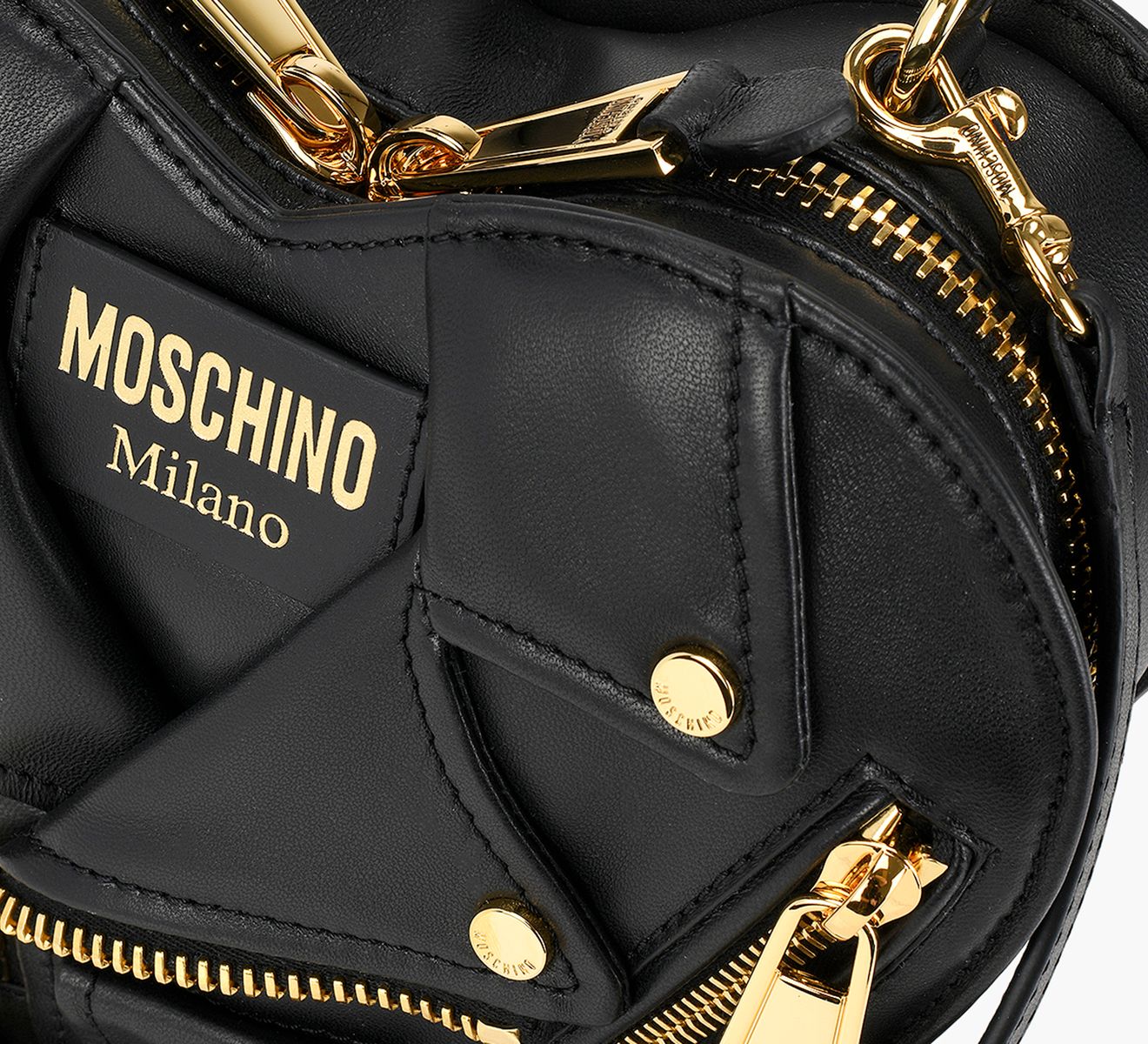 Moschino Heart Shape Biker Bag | Browns Shoes