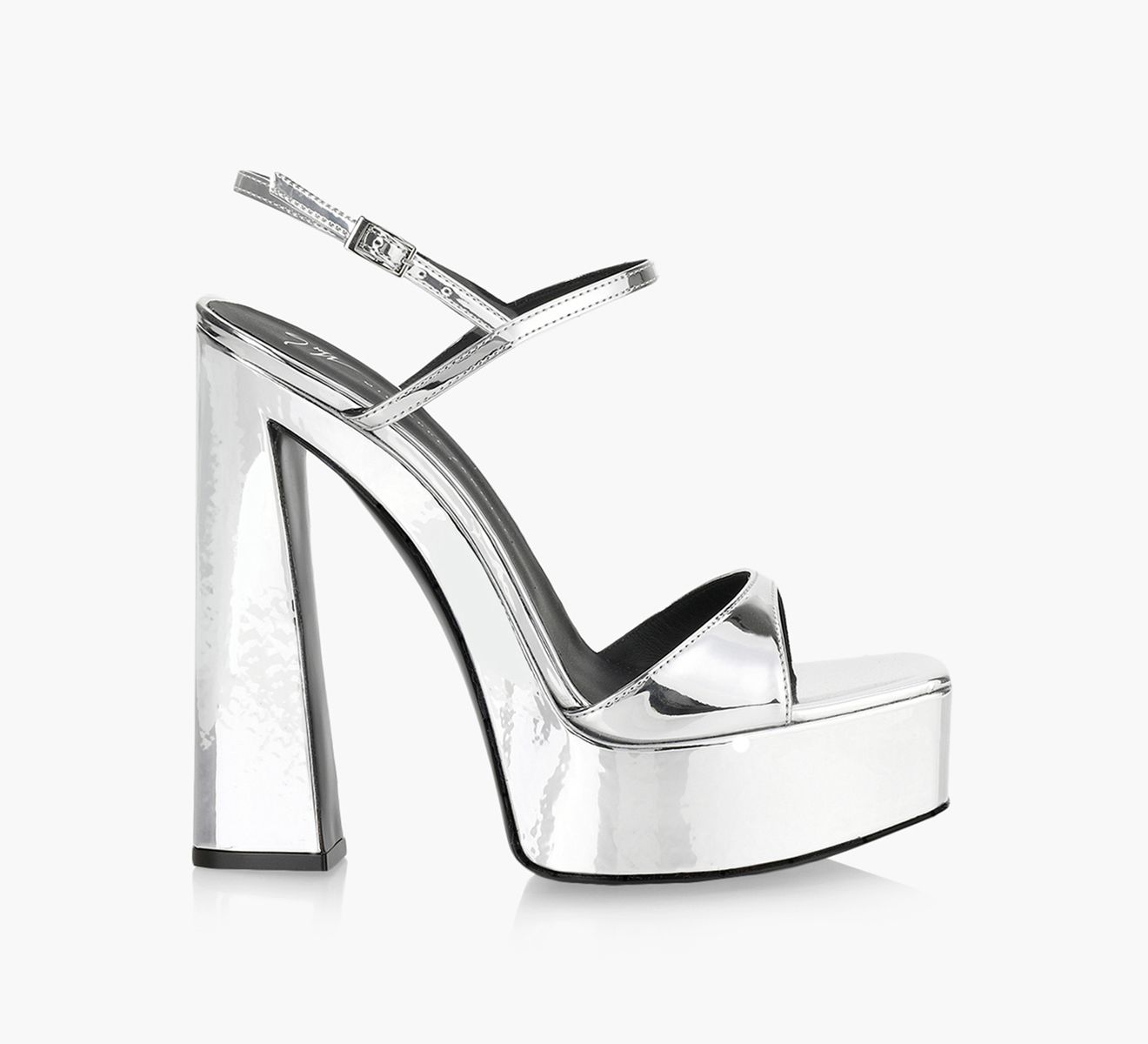 GIUSEPPE ZANOTTI SYLVY Silver Leather Browns Shoes