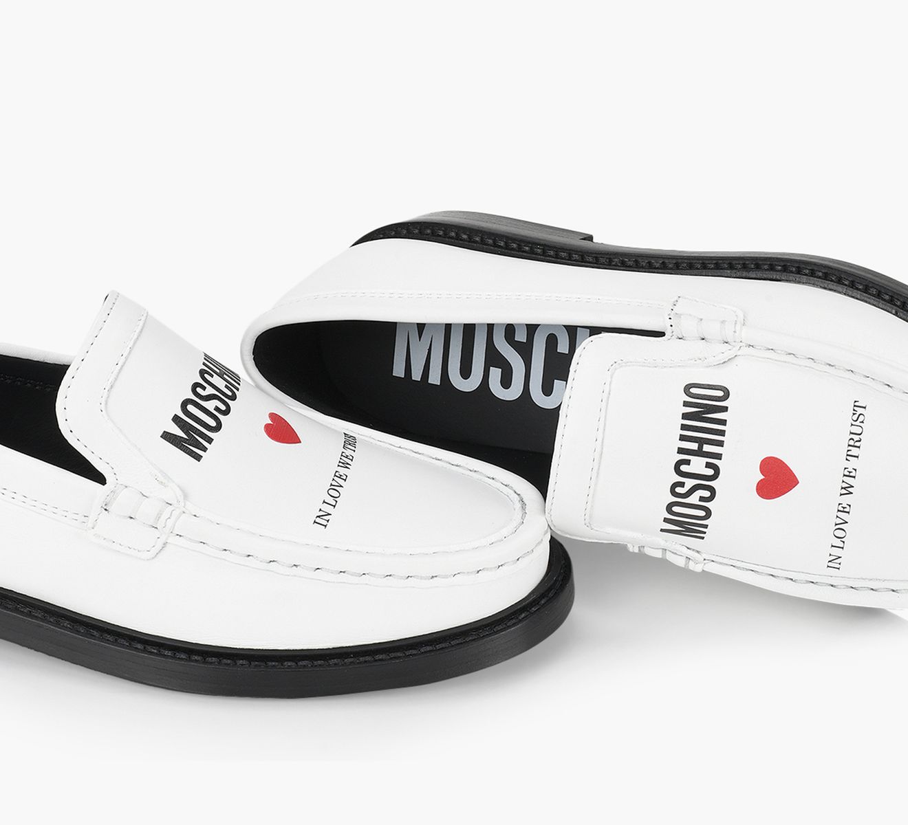 Love moschino loafers on sale