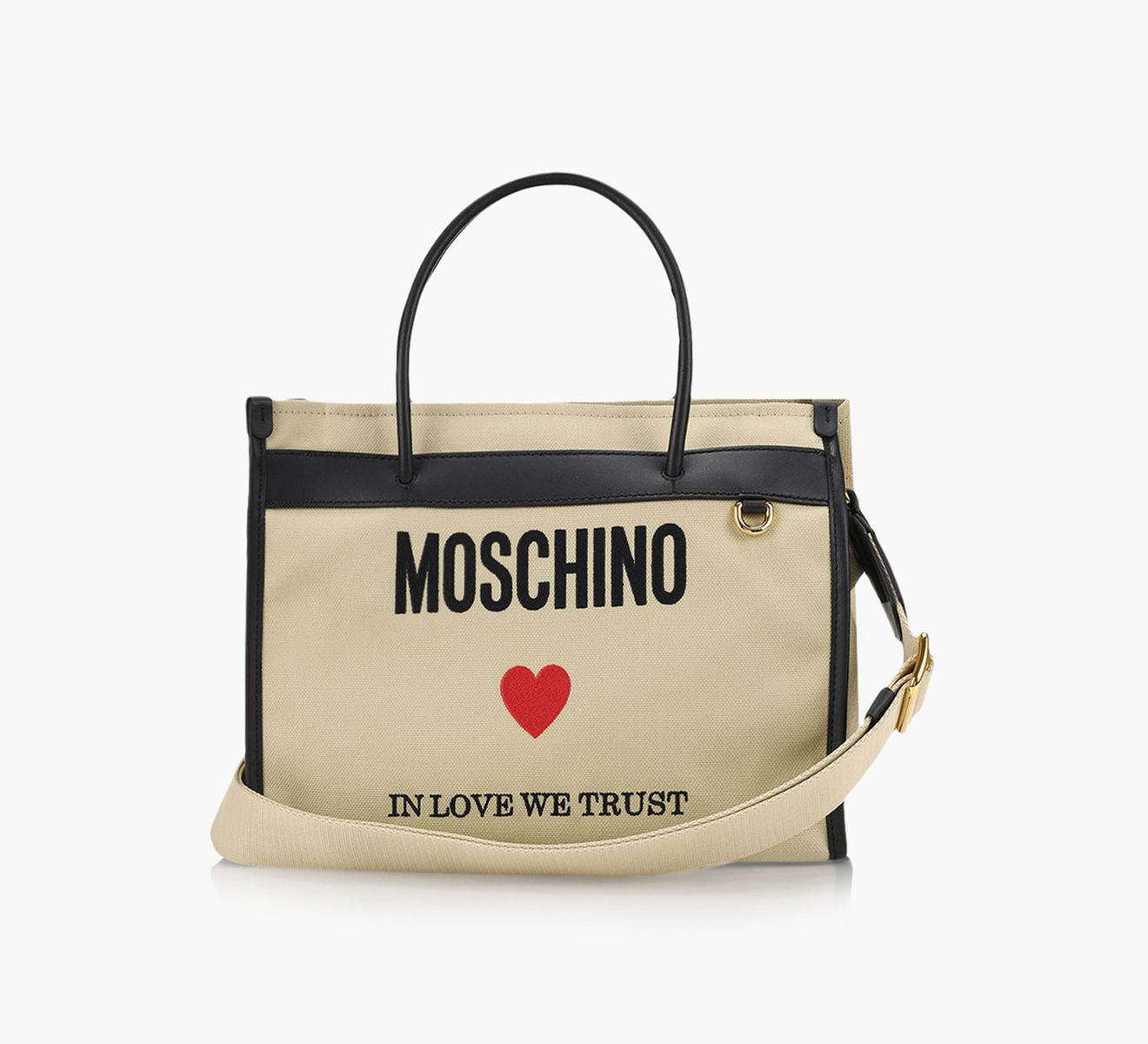 IN LOVE WE TRUST CANVAS SHOPPER