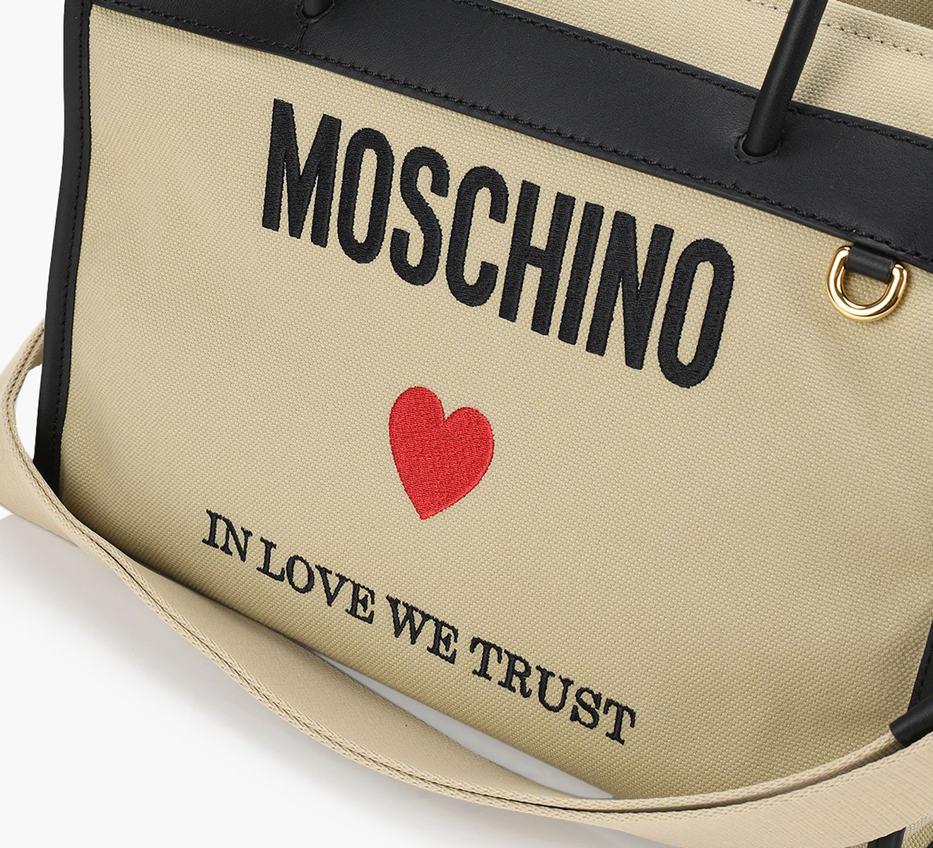 Love moschino canvas discount