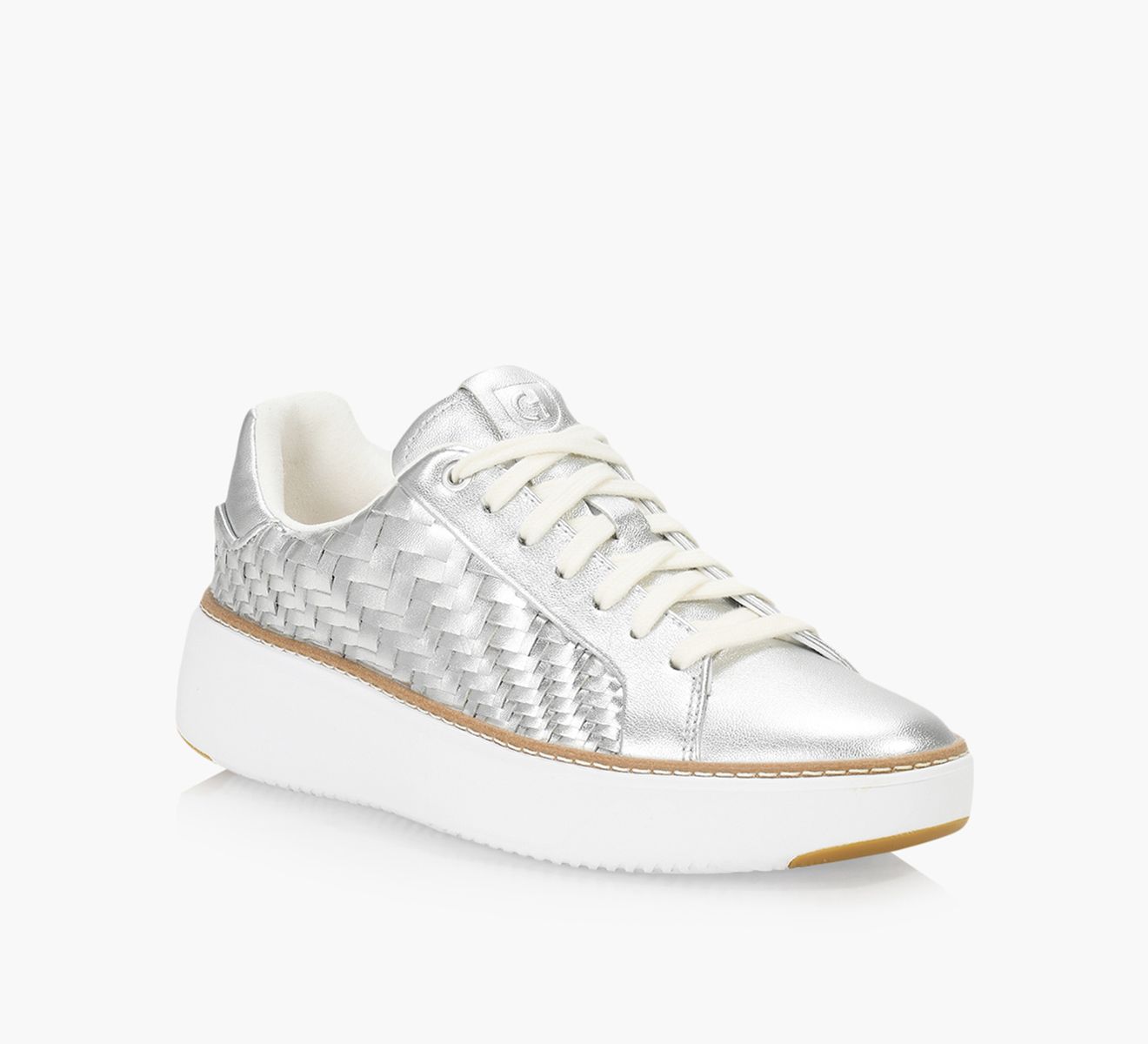 Silver cole haan shoes best sale