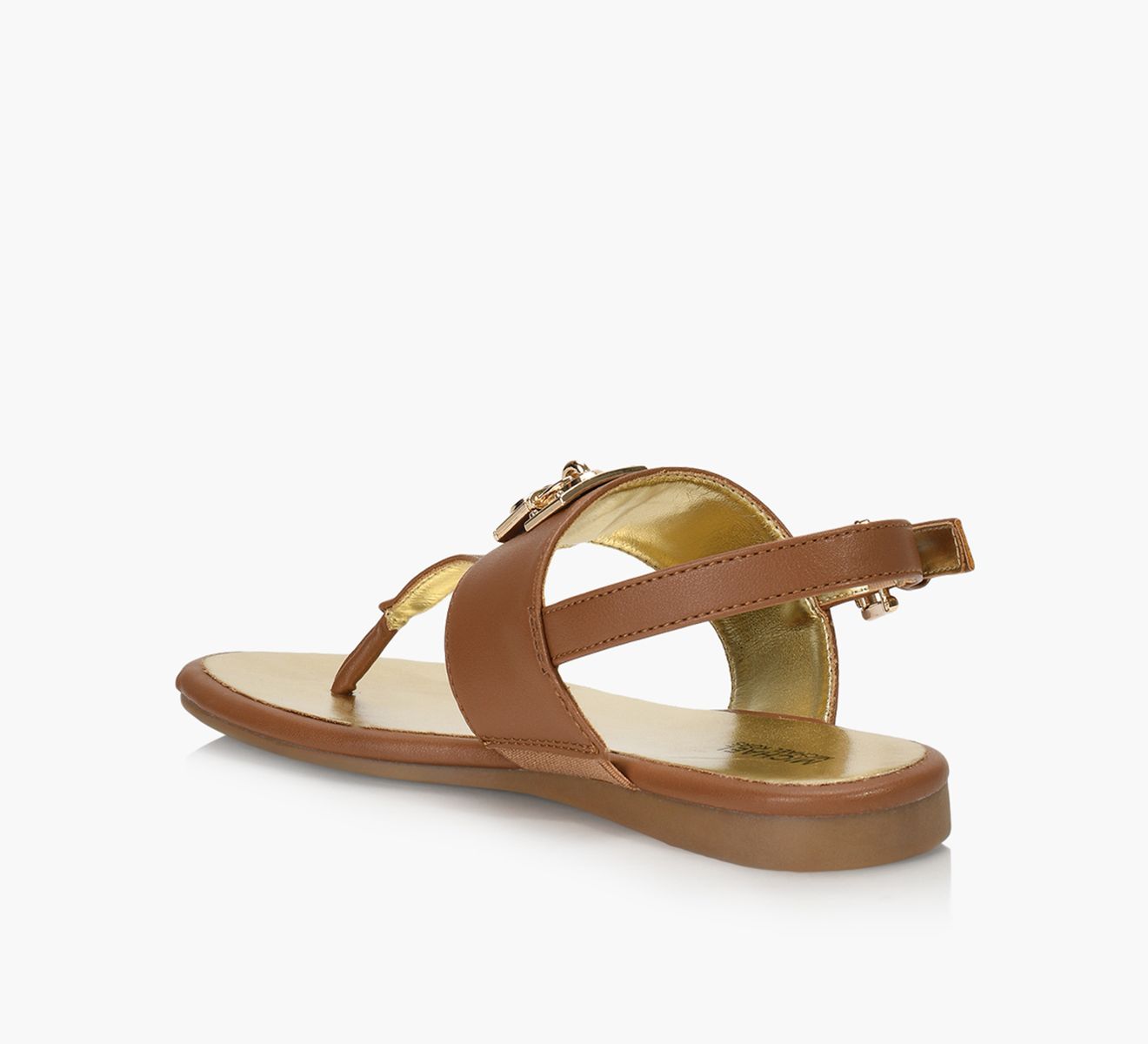 Browns Shoes Michael Kors Slides Womens Brown Michael Kors Sidney