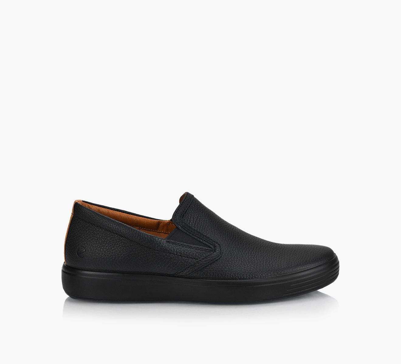 ECCO SOFT 7 Black Leather Size 6 Browns Man