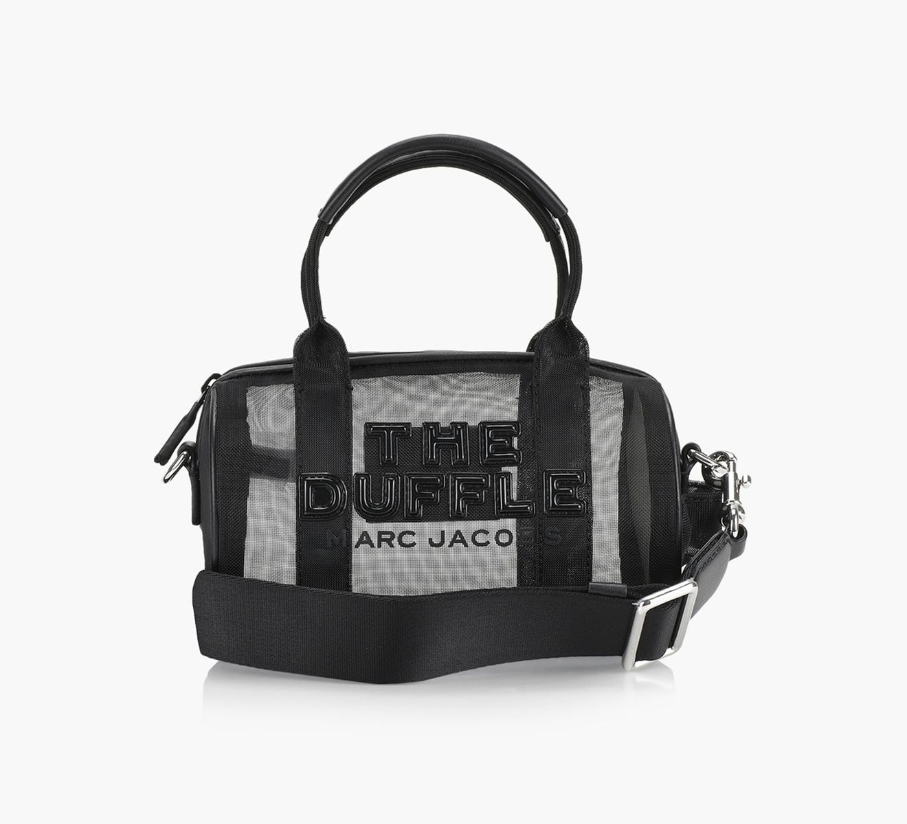セール☆MARC JACOBS 大人気！THE MINI DUFFLE メッシュ Marc Jacobs Women's The Mesh Mini Duffle Bag, White, One