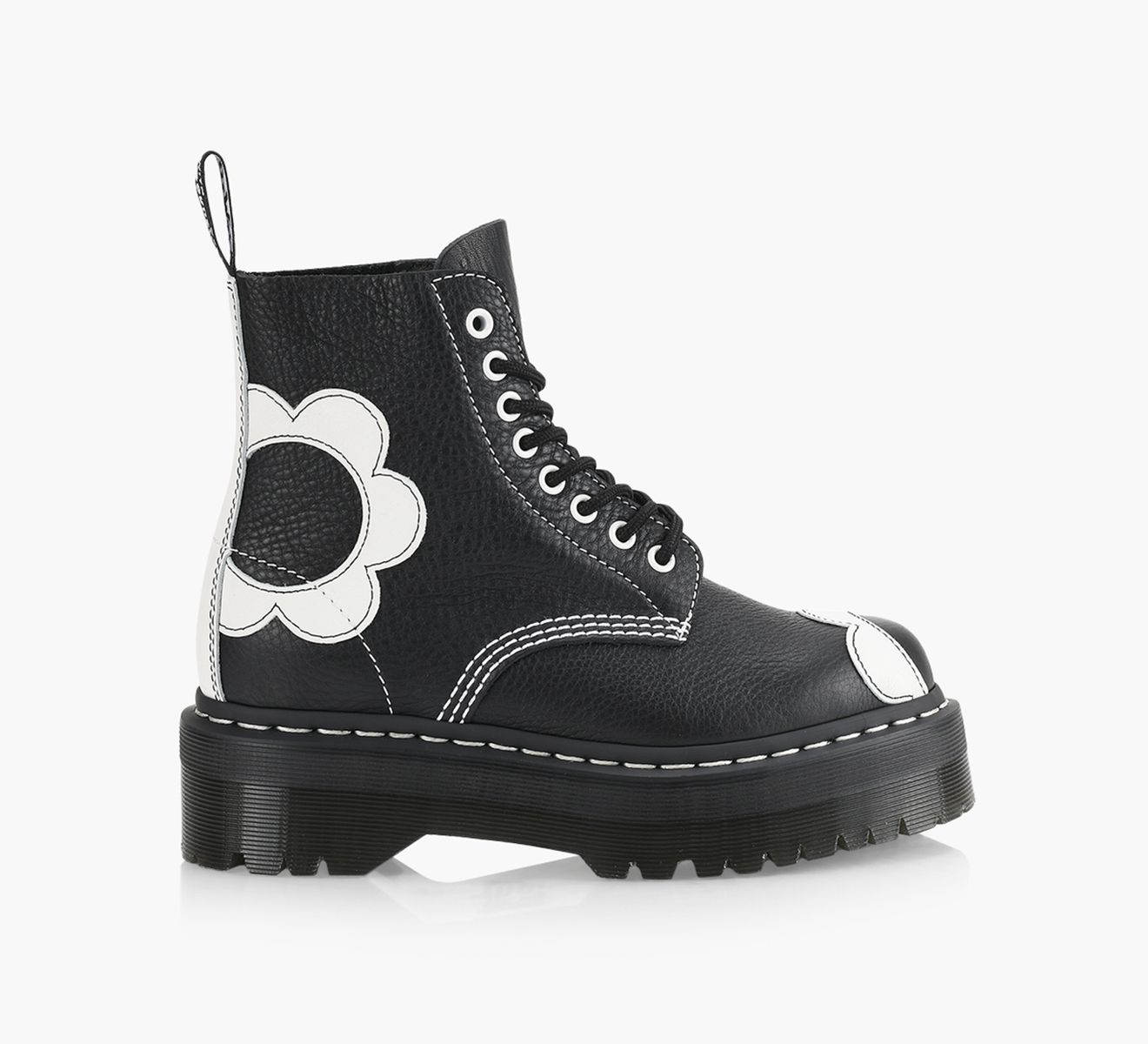 【大特価】Dr. martens SINCLAIR FLOWER ブーツ Sinclair Mystic Floral Leather Platform Boots in Black | Dr
