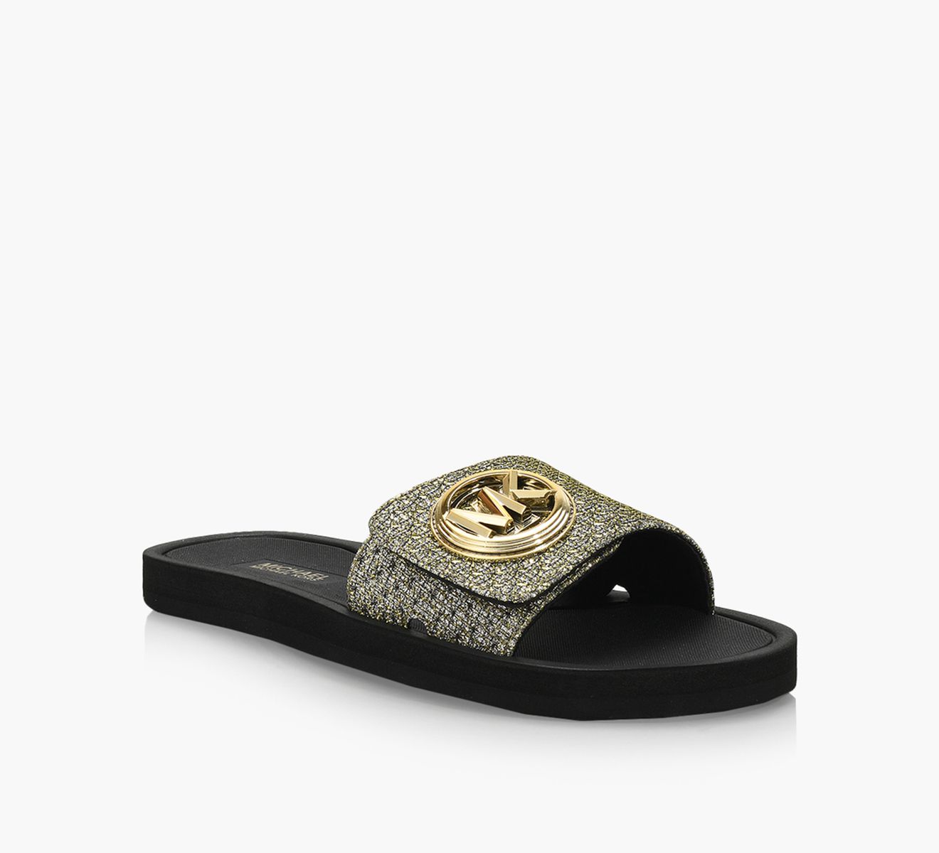 Slide Sandals Michael Kors Gold Slippers Gold Michael Kors Active