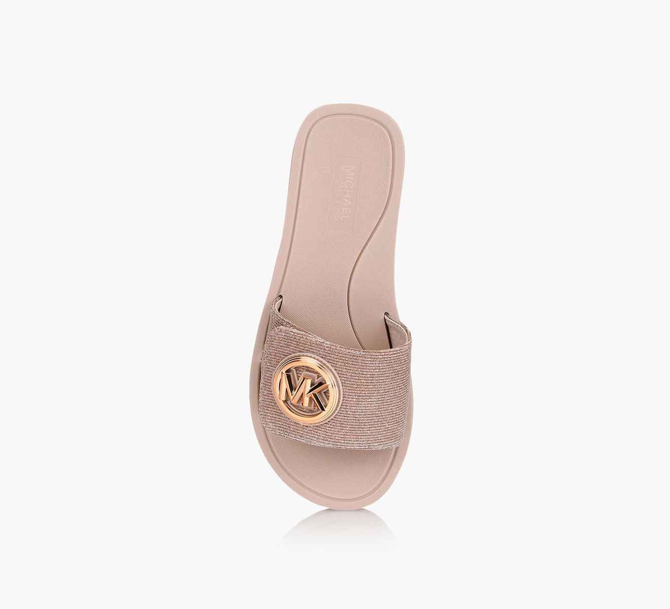 Rose gold mk slides sales