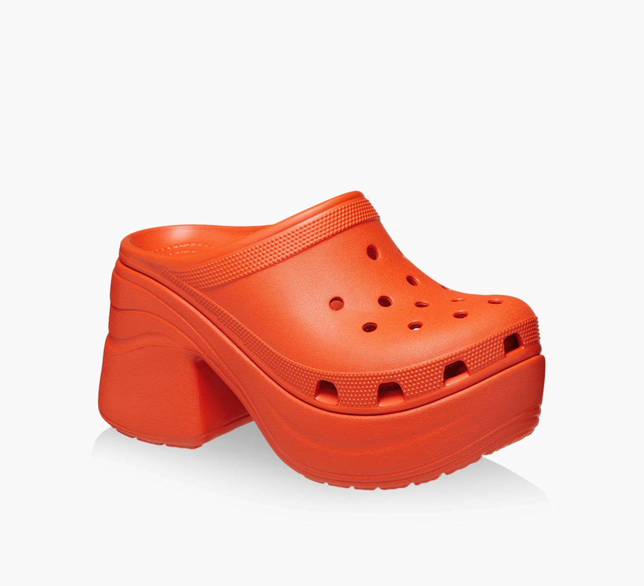 Orange crocs on sale