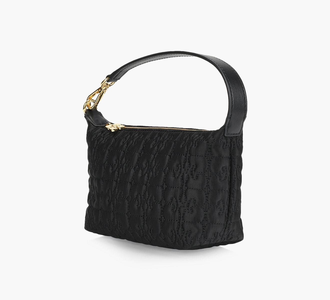 ★Ganni★ Small Butterfly Satin Sparkle Tote Bag Black A6122 Ganni Small Butterfly Satin Sparkle Bag in Black | Lyst