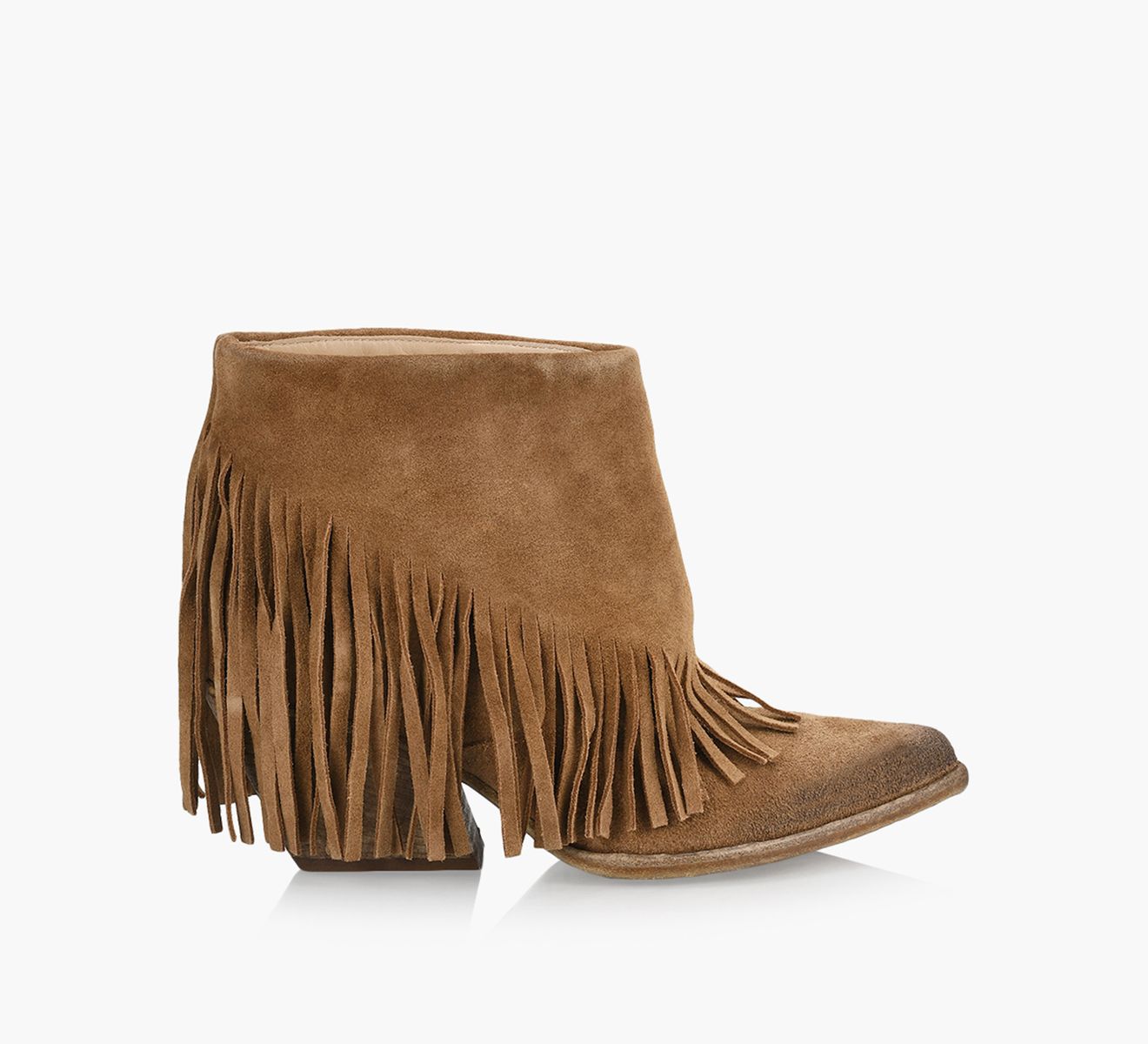 ELENA IACHI HUCKLEBERRY Suede Tan Browns Shoes