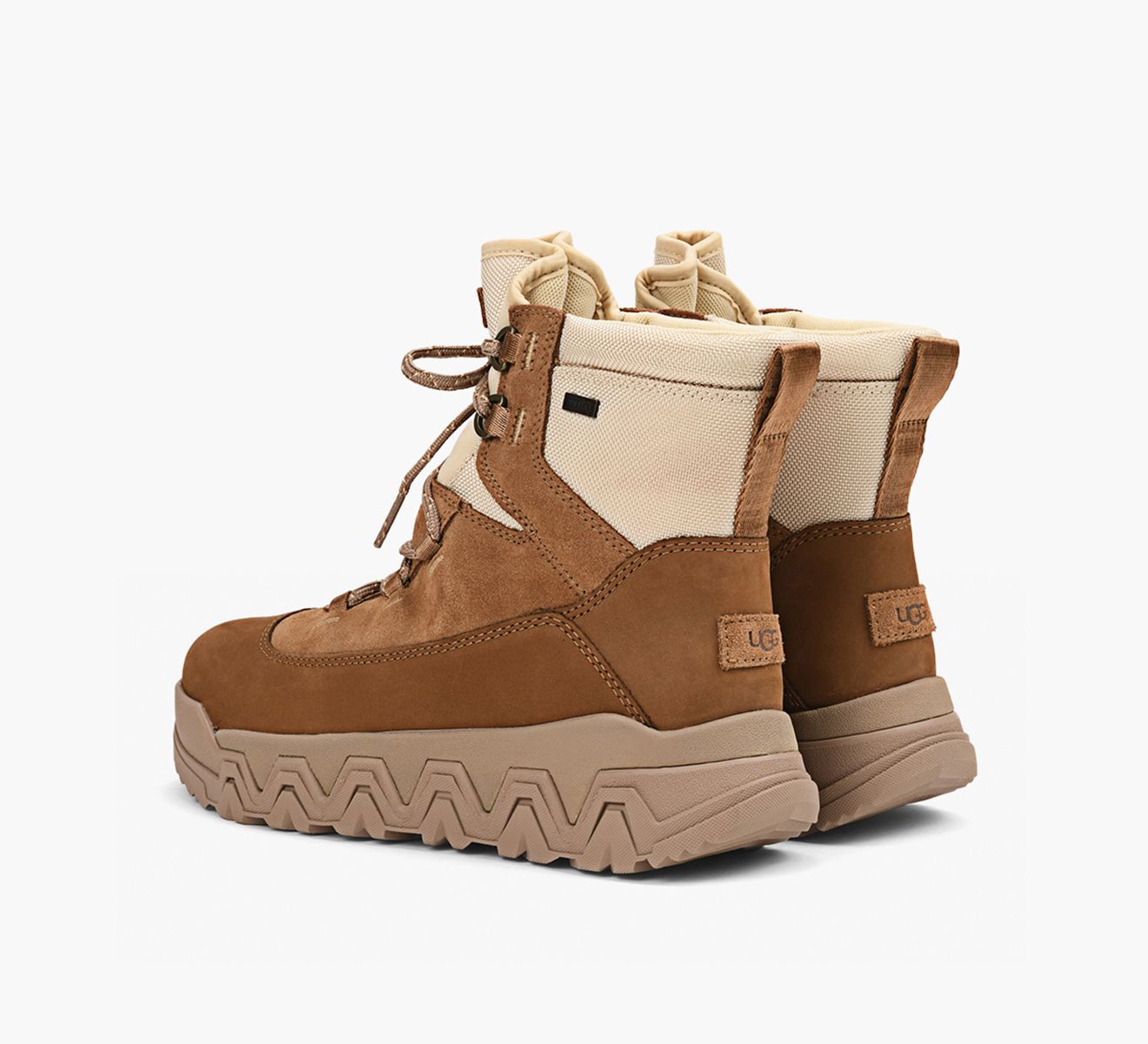 UGG TERRETRAIL HI TOP Tan Suede Size 12 Browns Women