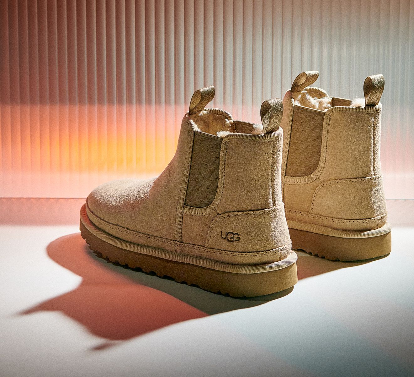 UGG NEUMEL CHELSEA Suede Browns Shoes