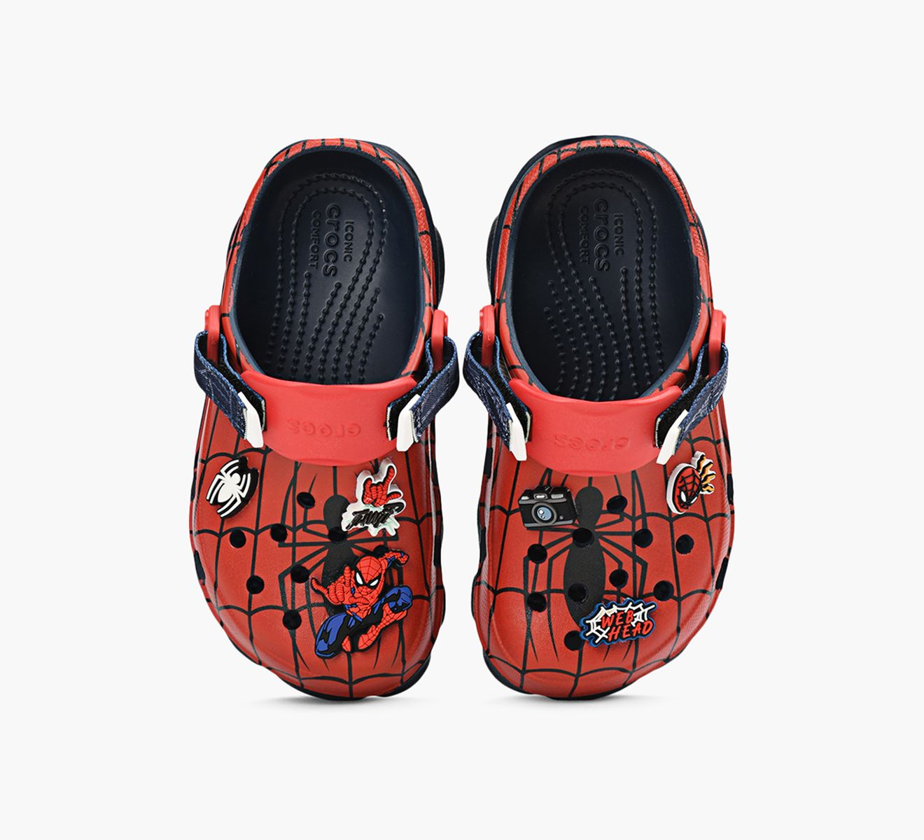 Toddler spiderman crocs hot sale