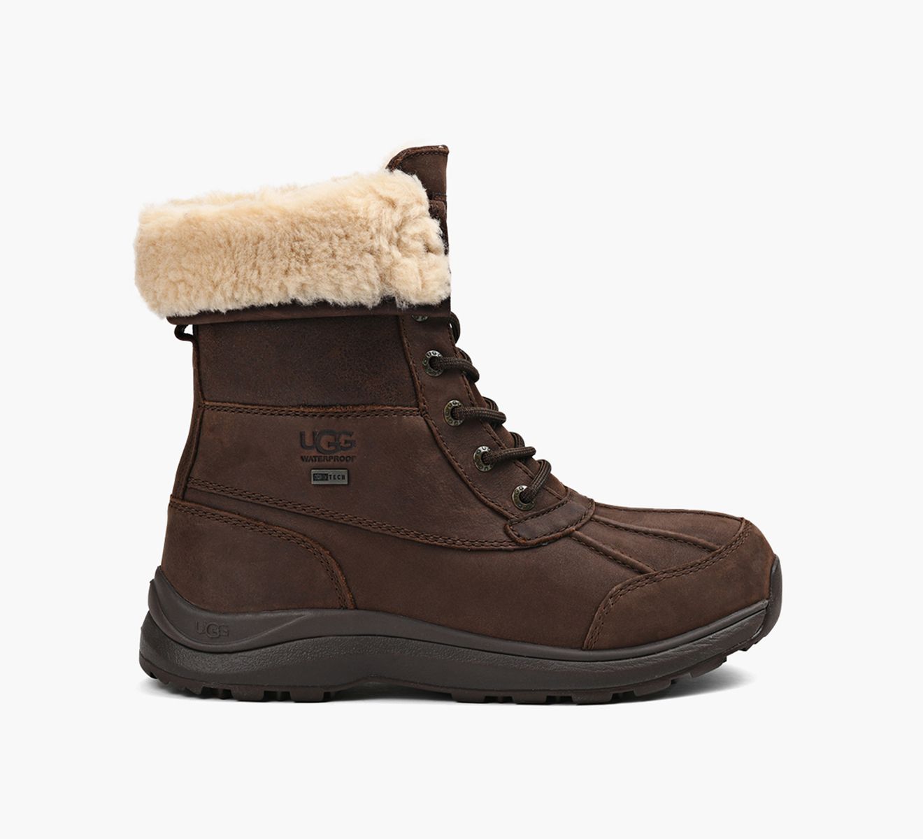 Women's adirondack boot round toe leather & suede waterproof booties hot sale
