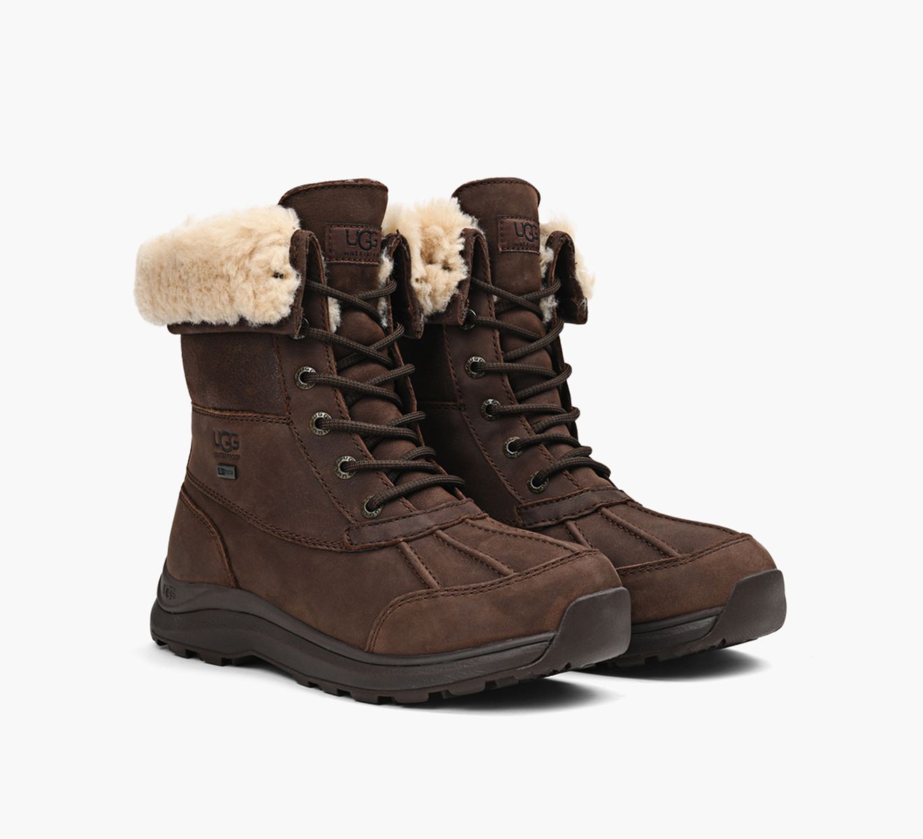 Women's adirondack boot round toe leather & suede waterproof booties clearance