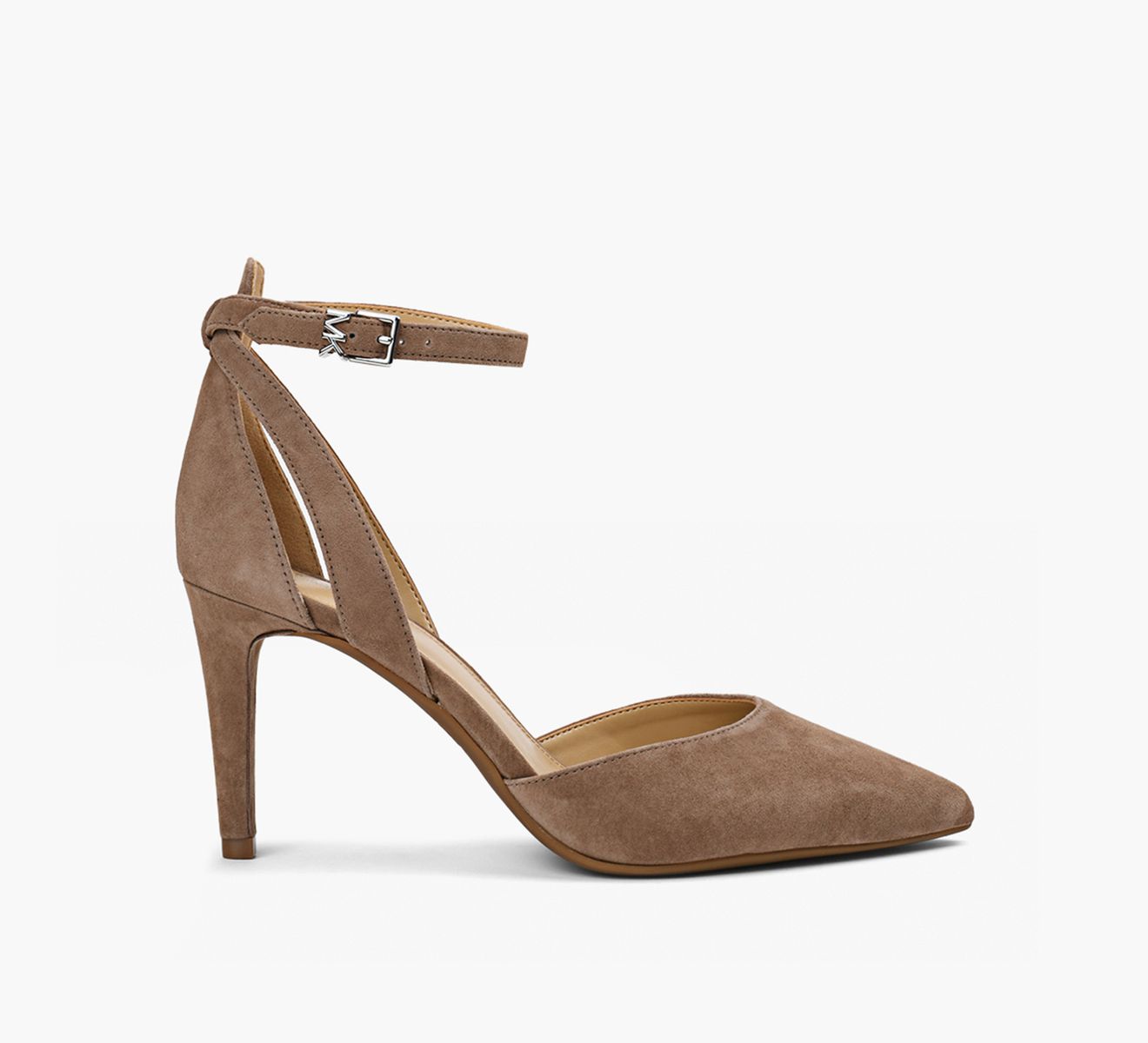 MICHAEL MICHAEL KORS MIRABEL FLEX PUMP Taupe Suede Size 5.5 Browns Women