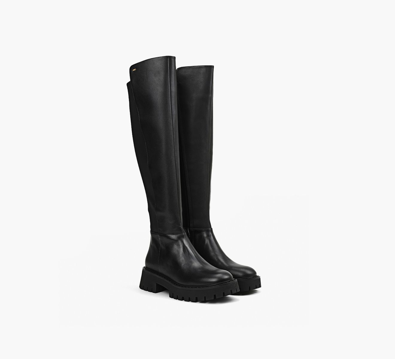 Faux Shearling Boot Michael Kors Asher Boot Leather (knee-high