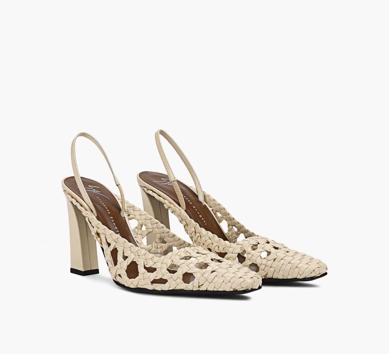 Bottes Giuseppe Zanotti En Cuir Crocodile Blanc - Taille 36 EU - Neuf En Boîte