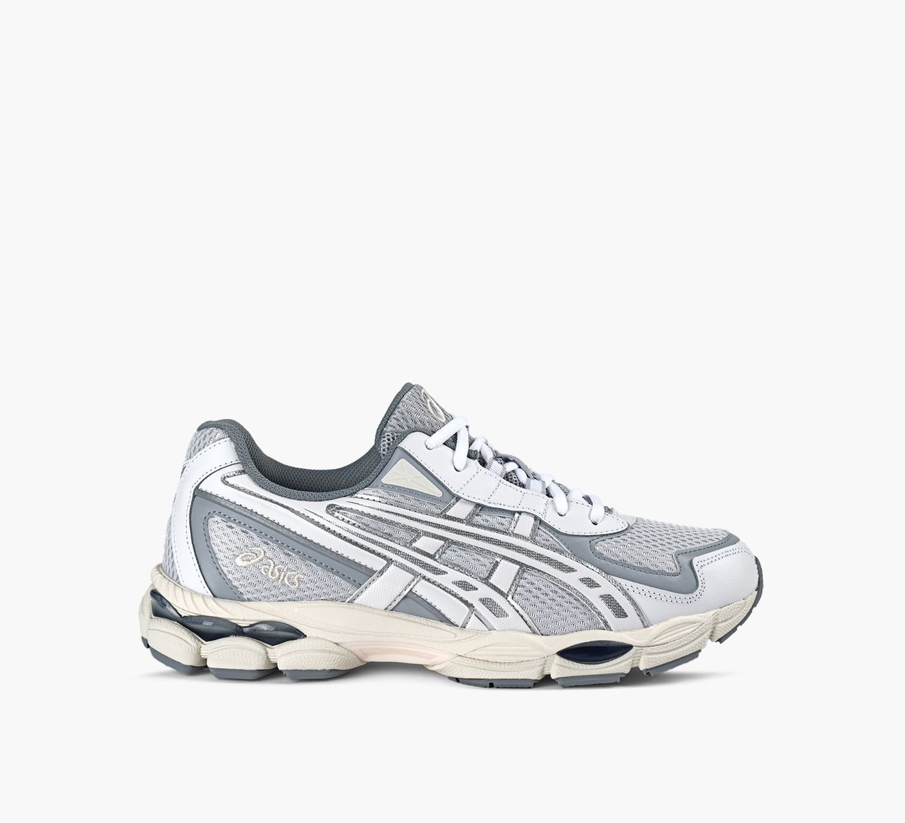 ASICS GEL-NYC 2055 28㎝ ASICS Unisex Gel-NYC 2055 Shoes, 4, Glacier Grey/White
