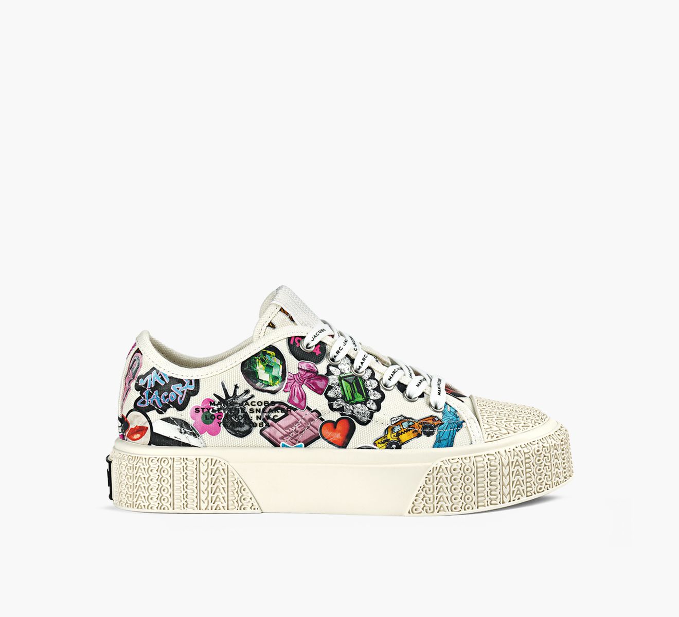 [MARC JACOBS]スニーカー・キャンバス・ミュール Shop Marc Jacobs - The Sneaker Canvas Mules | Saks Fifth