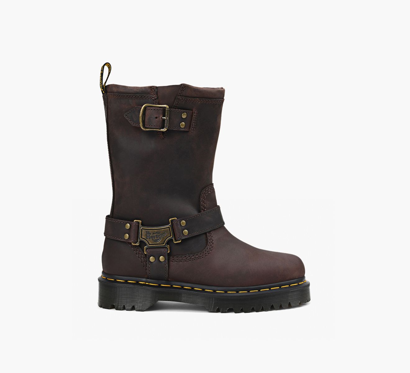 Dr.MARTENS 12103 BIKER エンジニアブーツ 革靴 UK6 24.5-25cm